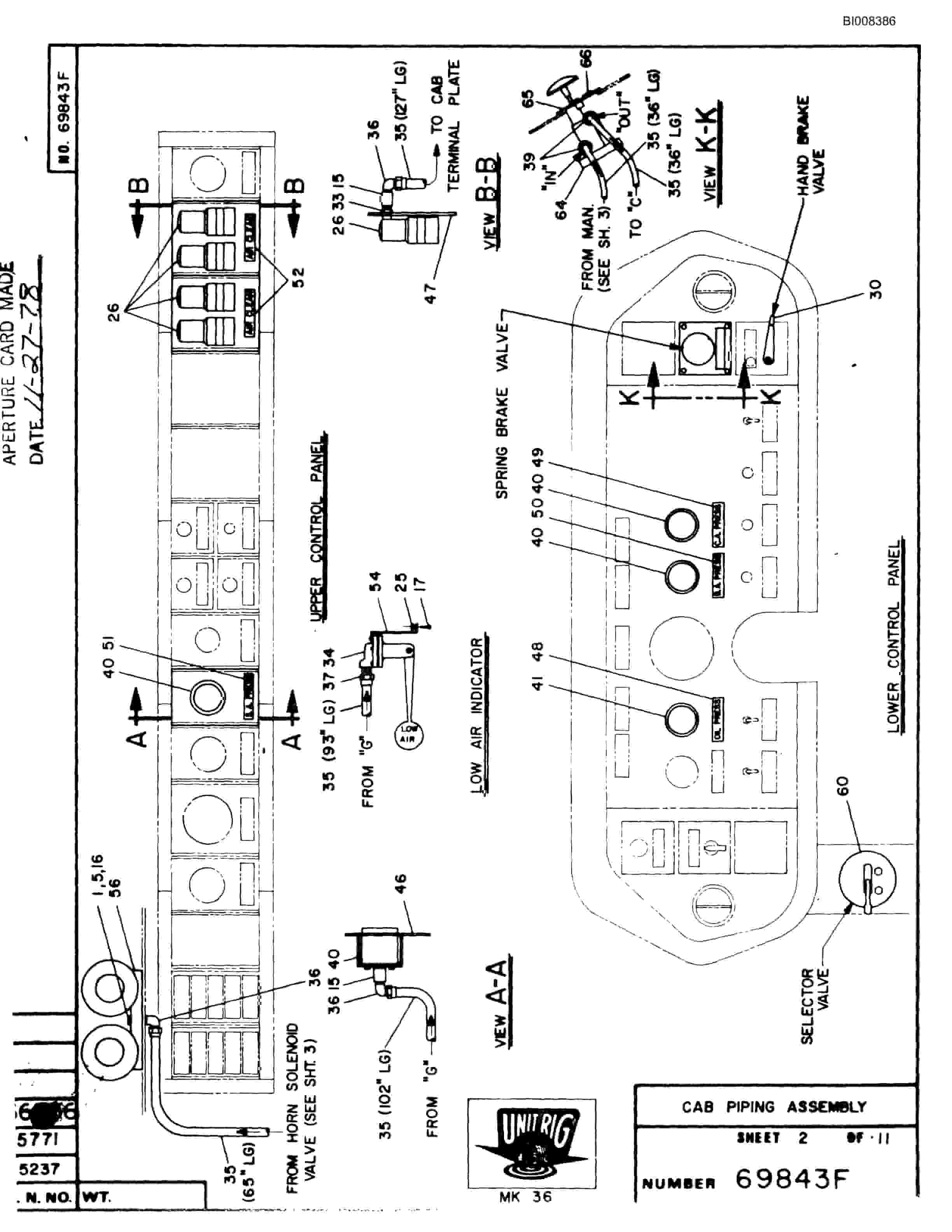 Bucyrus MK-36 Parts Catalog BI008386-3