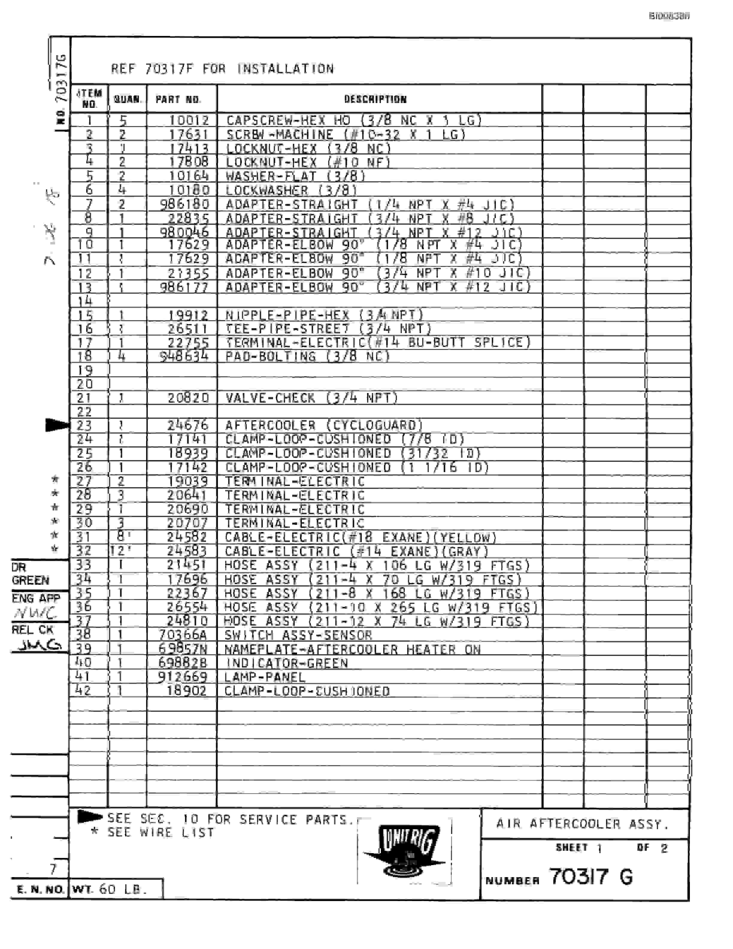 Bucyrus MK-36 Parts Catalog BI008386-4