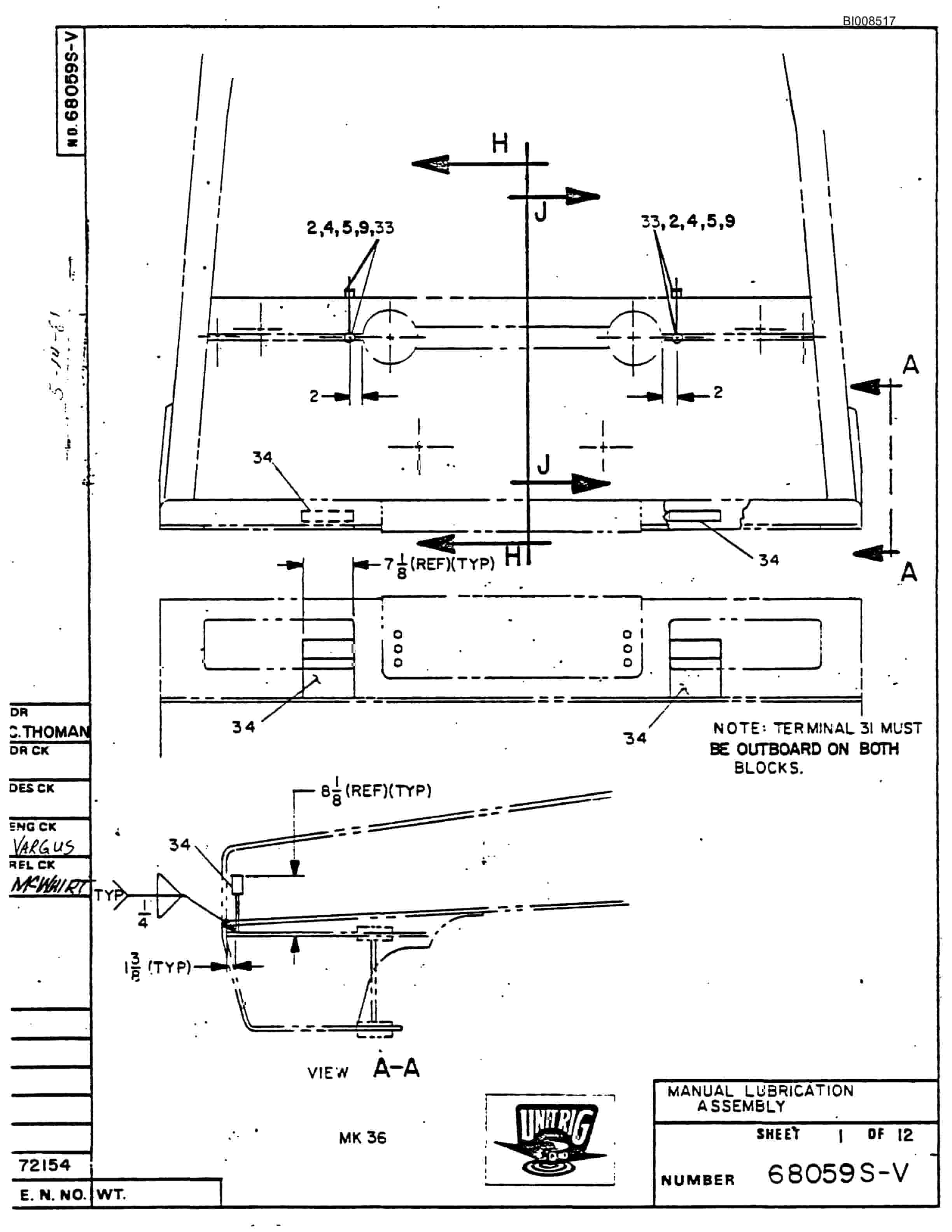 Bucyrus MK-36 Parts Catalog BI008517-3