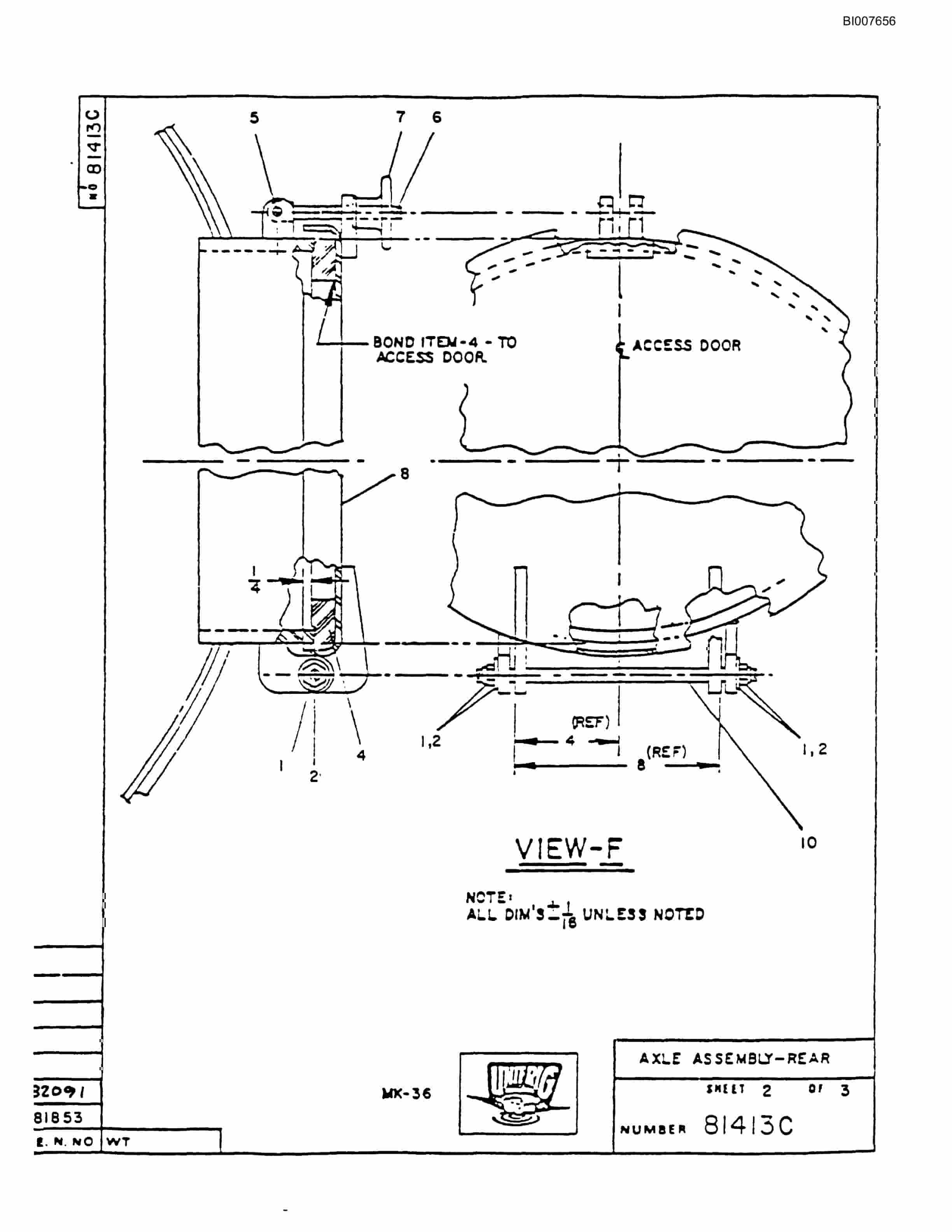 Bucyrus MK-36 W-Trolley Parts Catalog BI007656-3