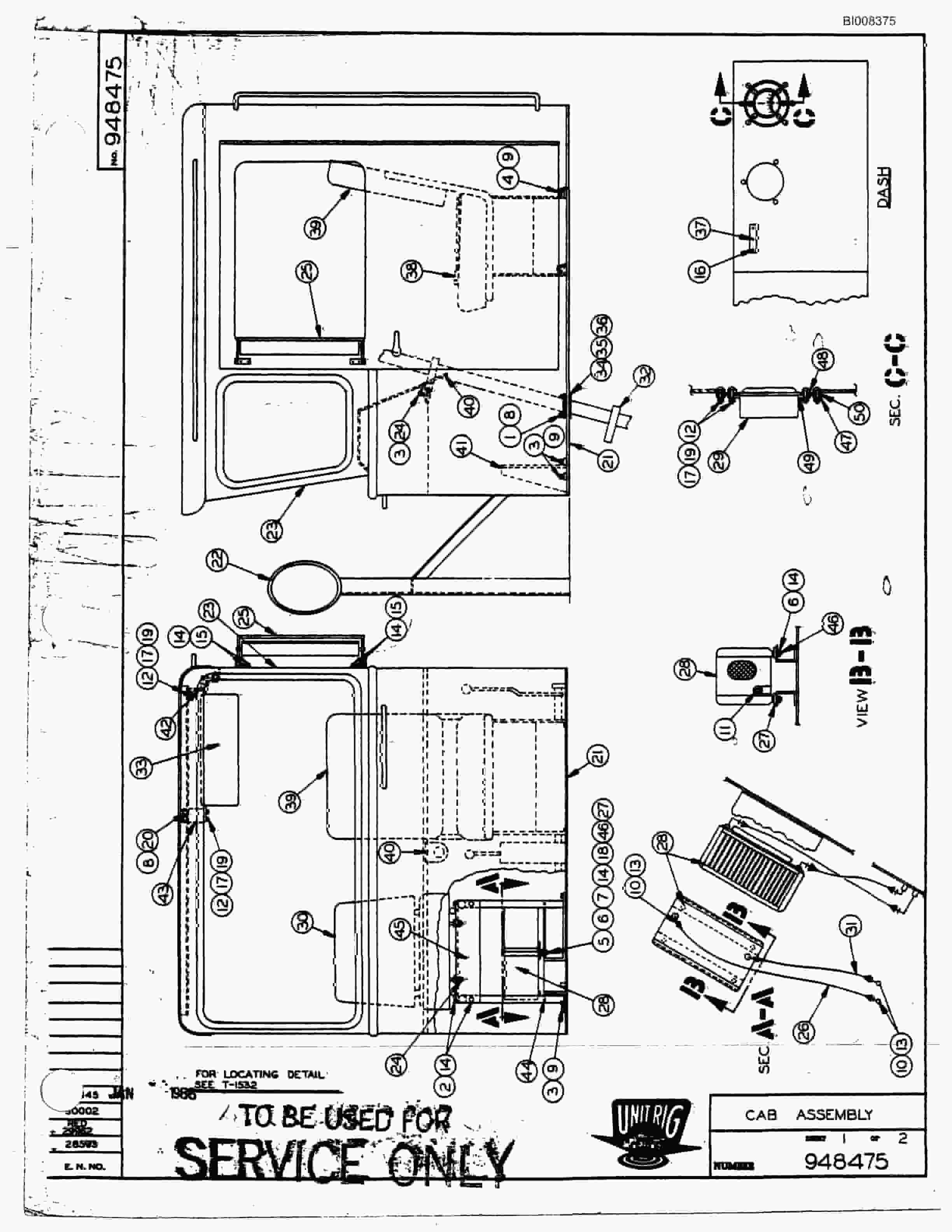 Bucyrus MK-85 Parts Catalog BI008375-2
