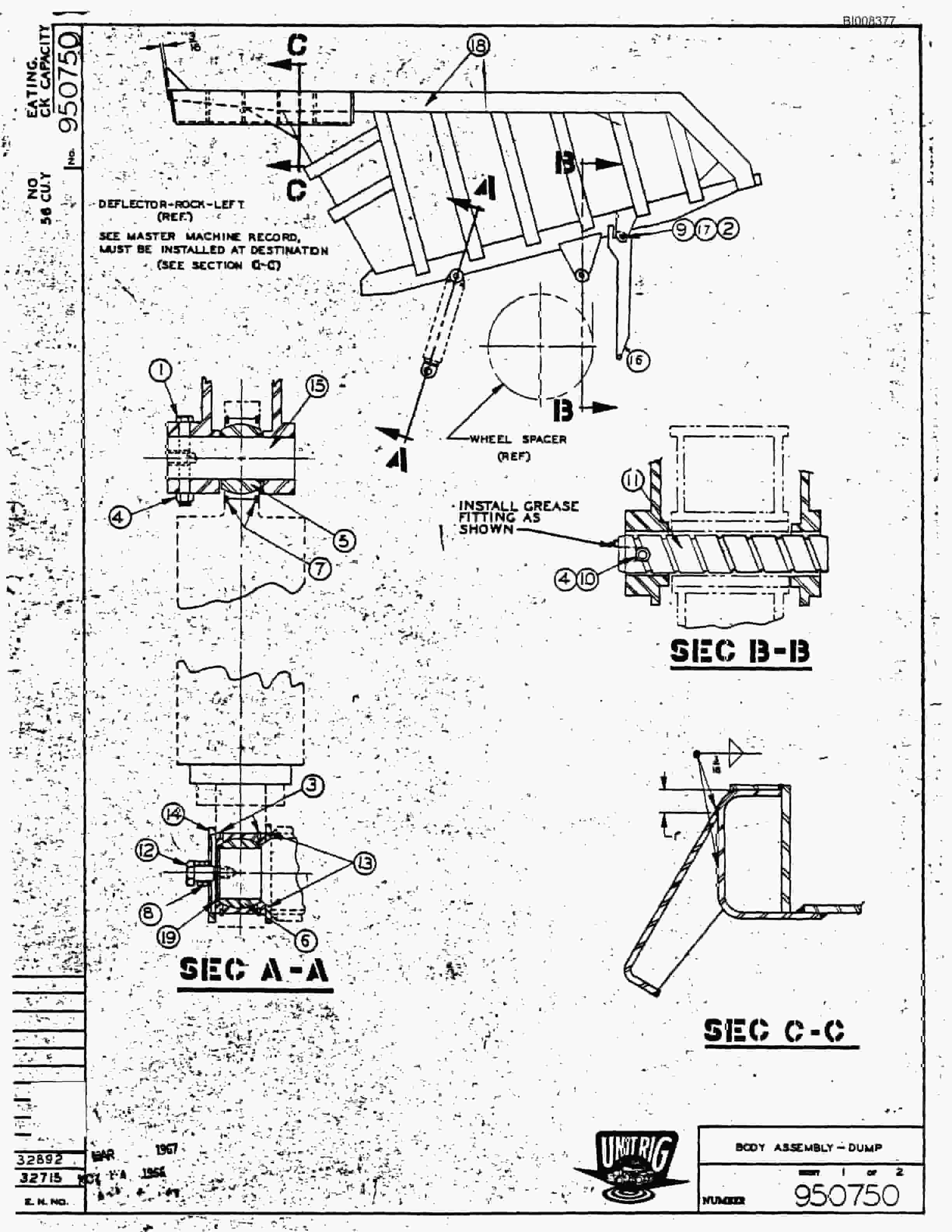 Bucyrus MK-85 Parts Catalog BI008377-3