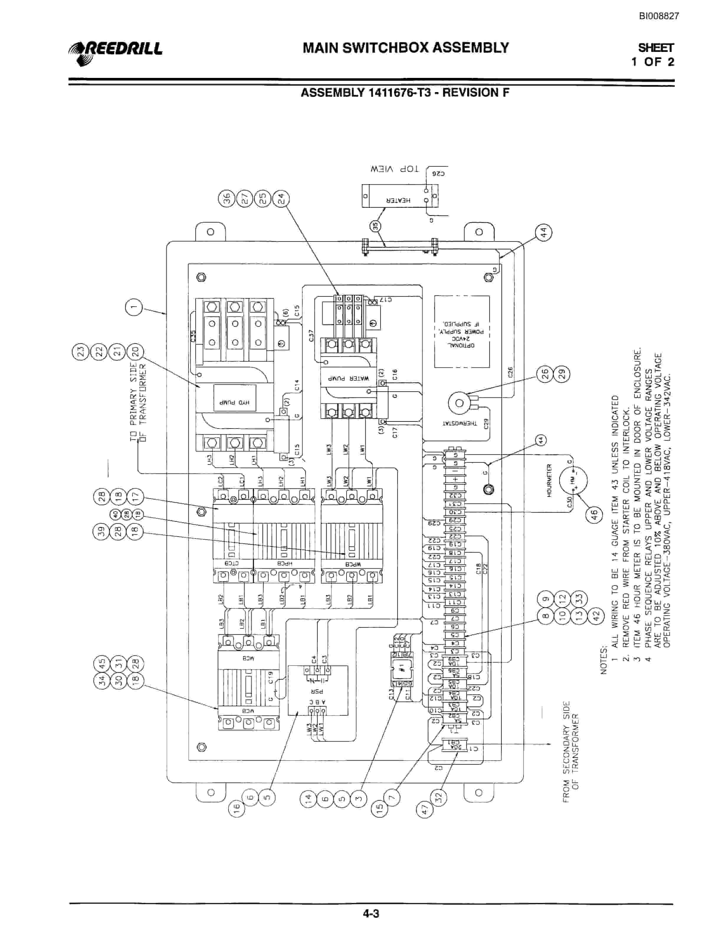 Bucyrus MK20HE Single Boom Hydraulic Jumbo Parts Catalog BI008827-2