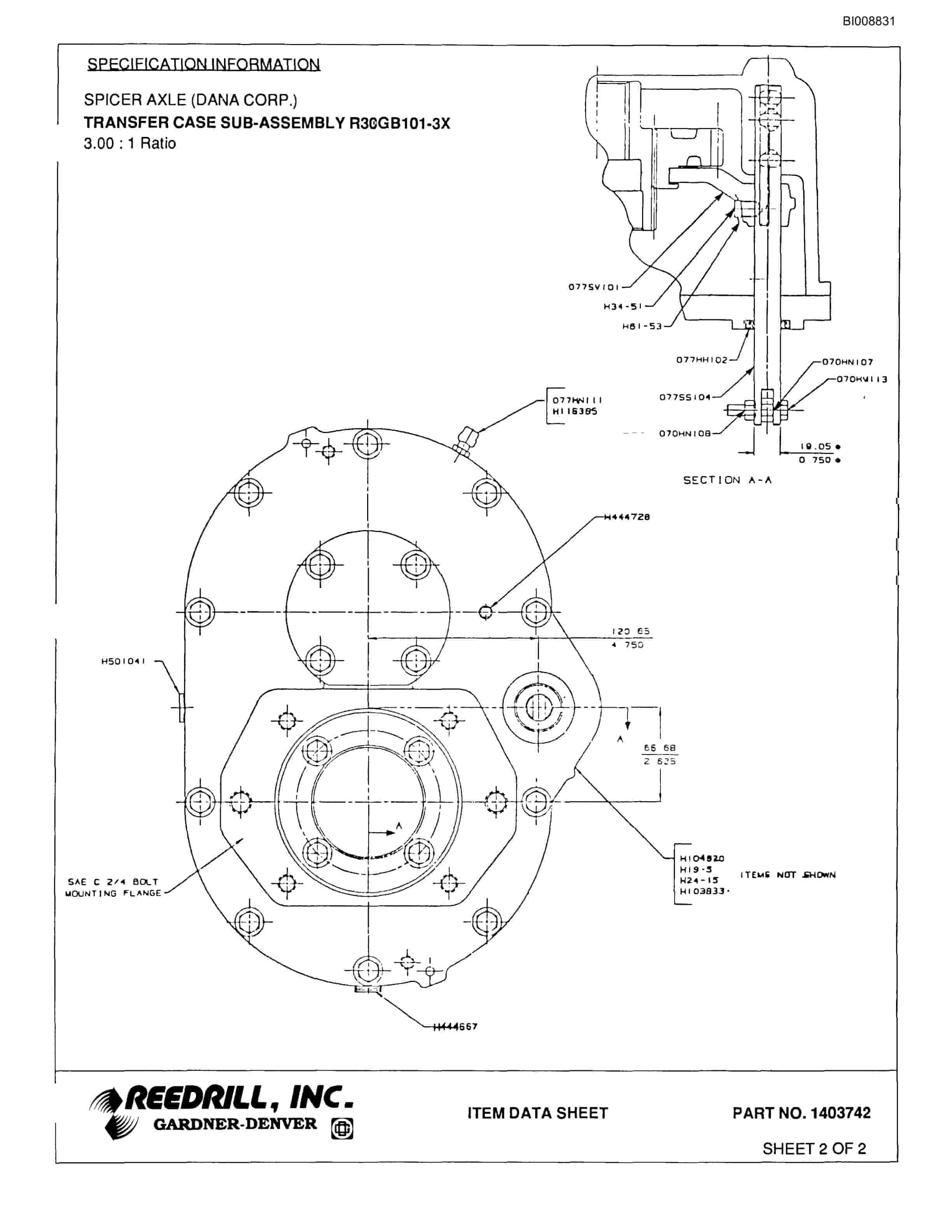 Bucyrus MK20HE Single Boom Hydraulic Jumbo Parts Catalog BI008831-3