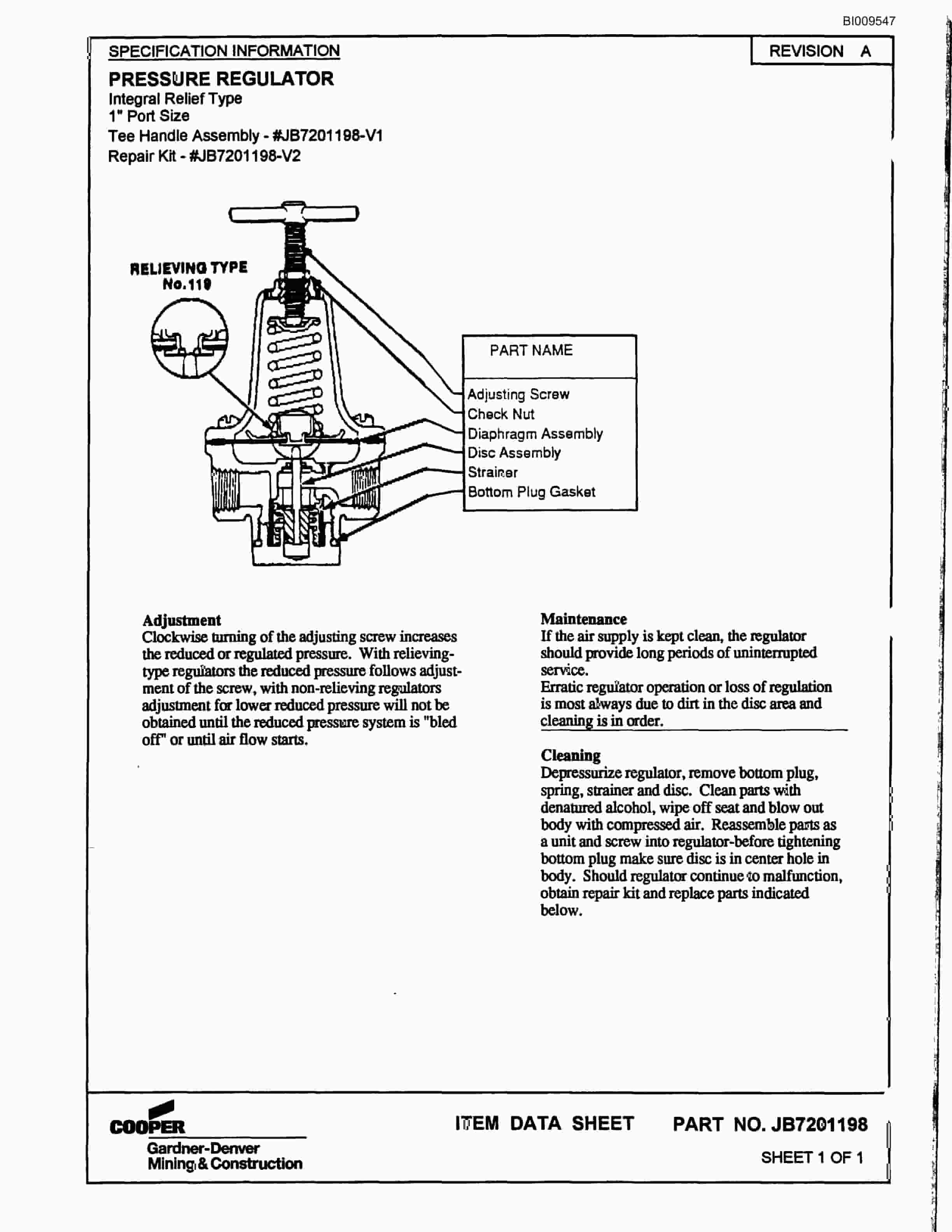 Bucyrus MK34P 2 Boom Pneumatic Jumbo Parts Catalog BI009547-4