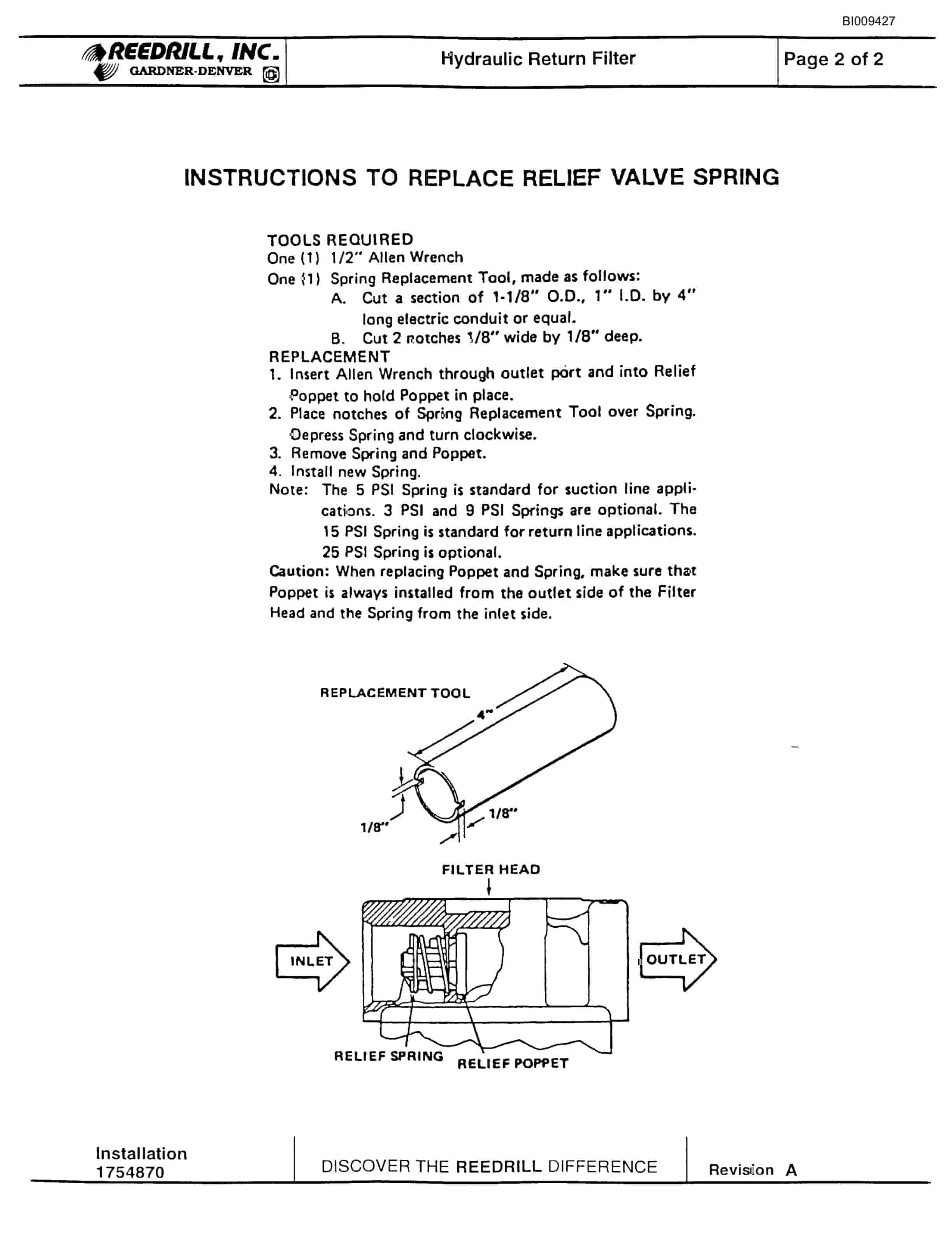 Bucyrus MK35 2 Boom Hydraulic Jumbo Parts Catalog BI009427-4
