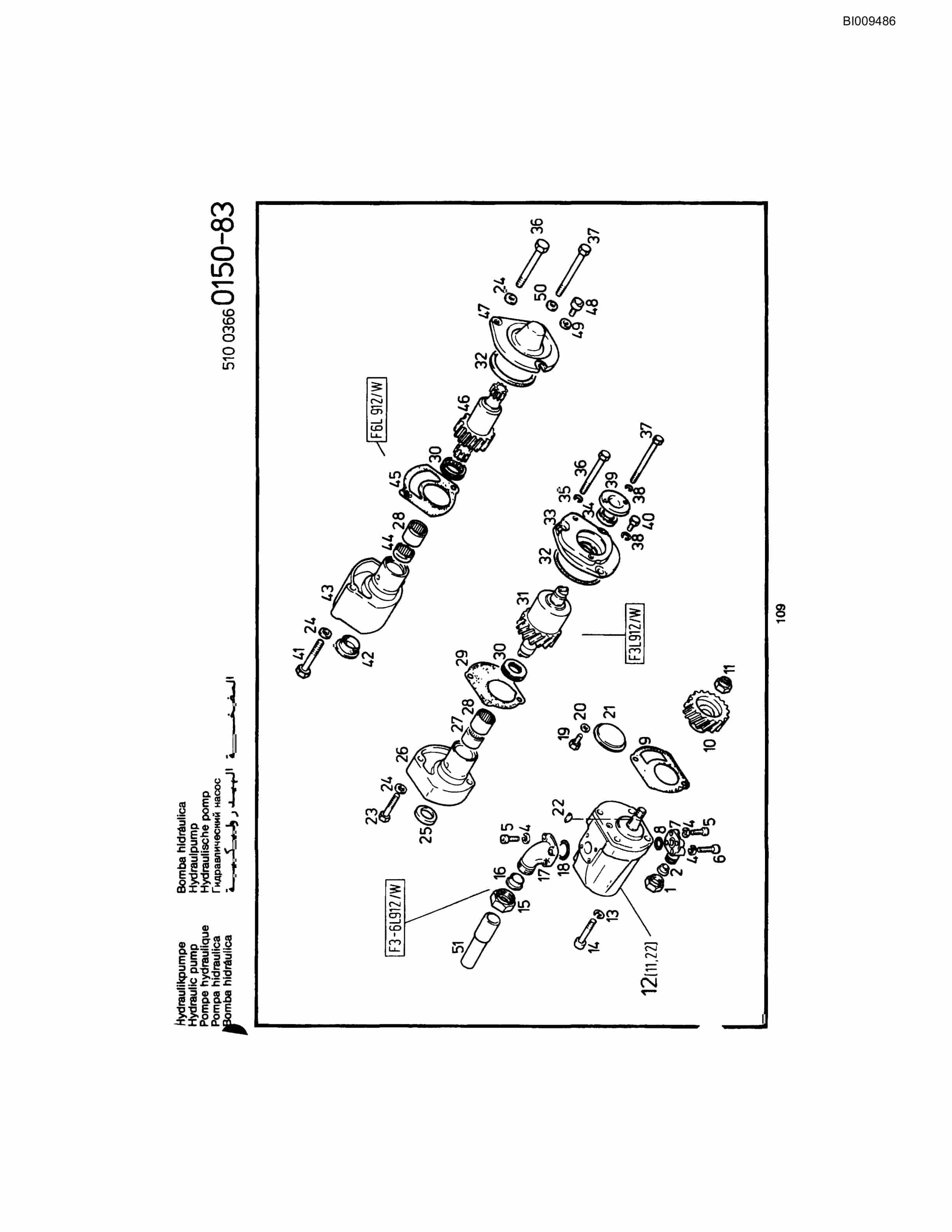 Bucyrus MK35 Articulated Hydraulic Jumbo Parts Catalog BI009486-3