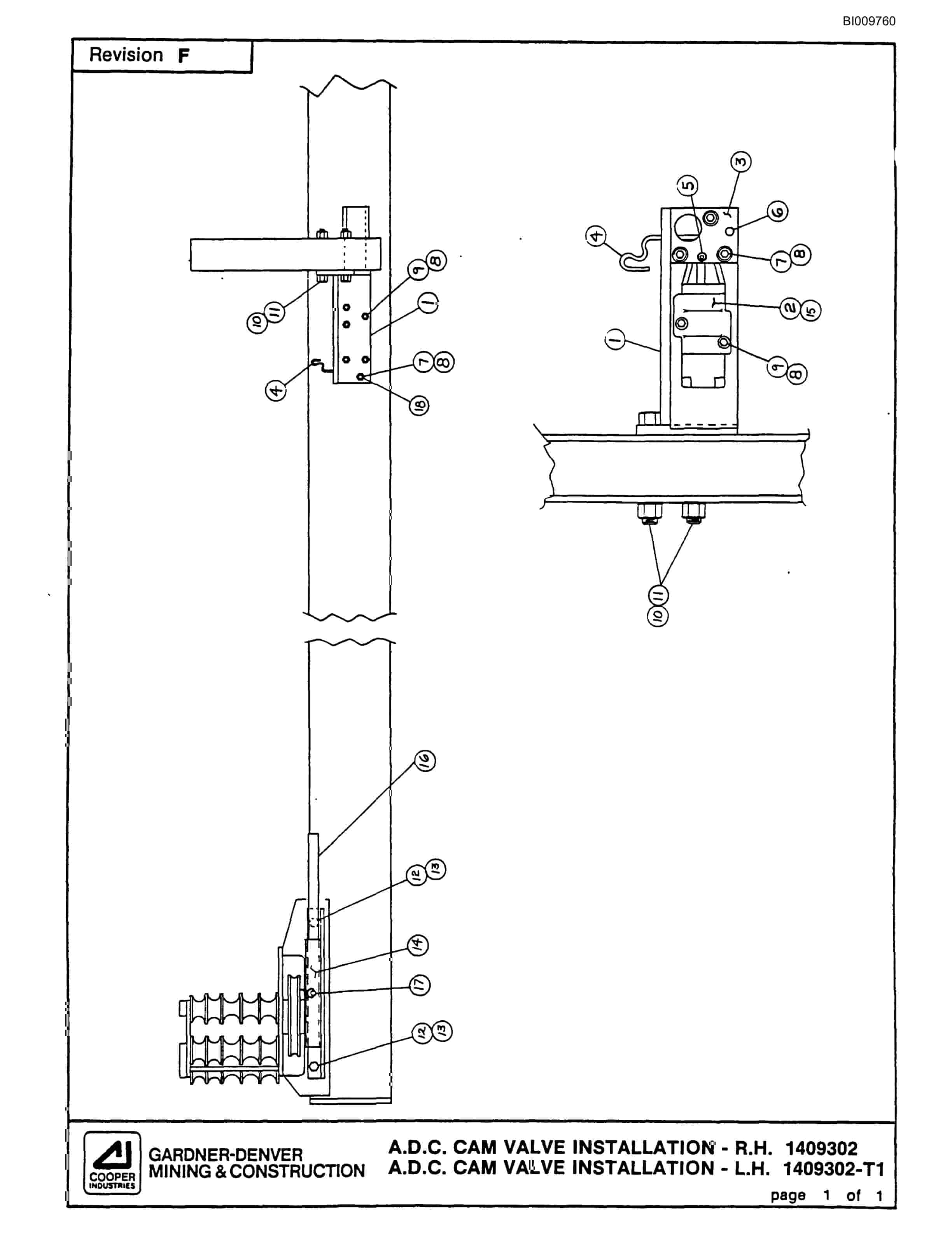 Bucyrus MK35 Articulated Hydraulic Jumbo Parts Catalog BI009760-2
