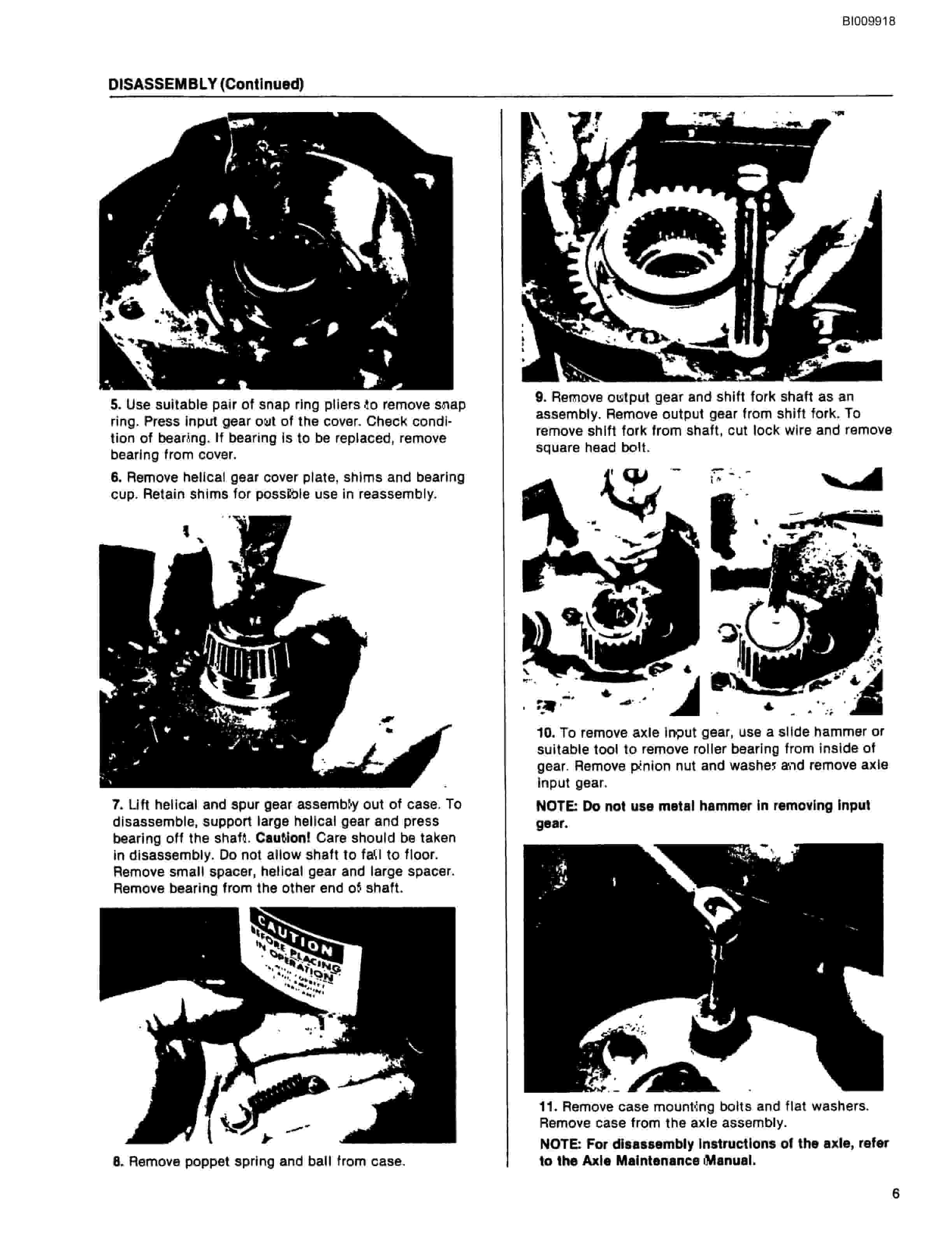Bucyrus MK35H 2 Boom Jumbo Parts Catalog BI009918-3