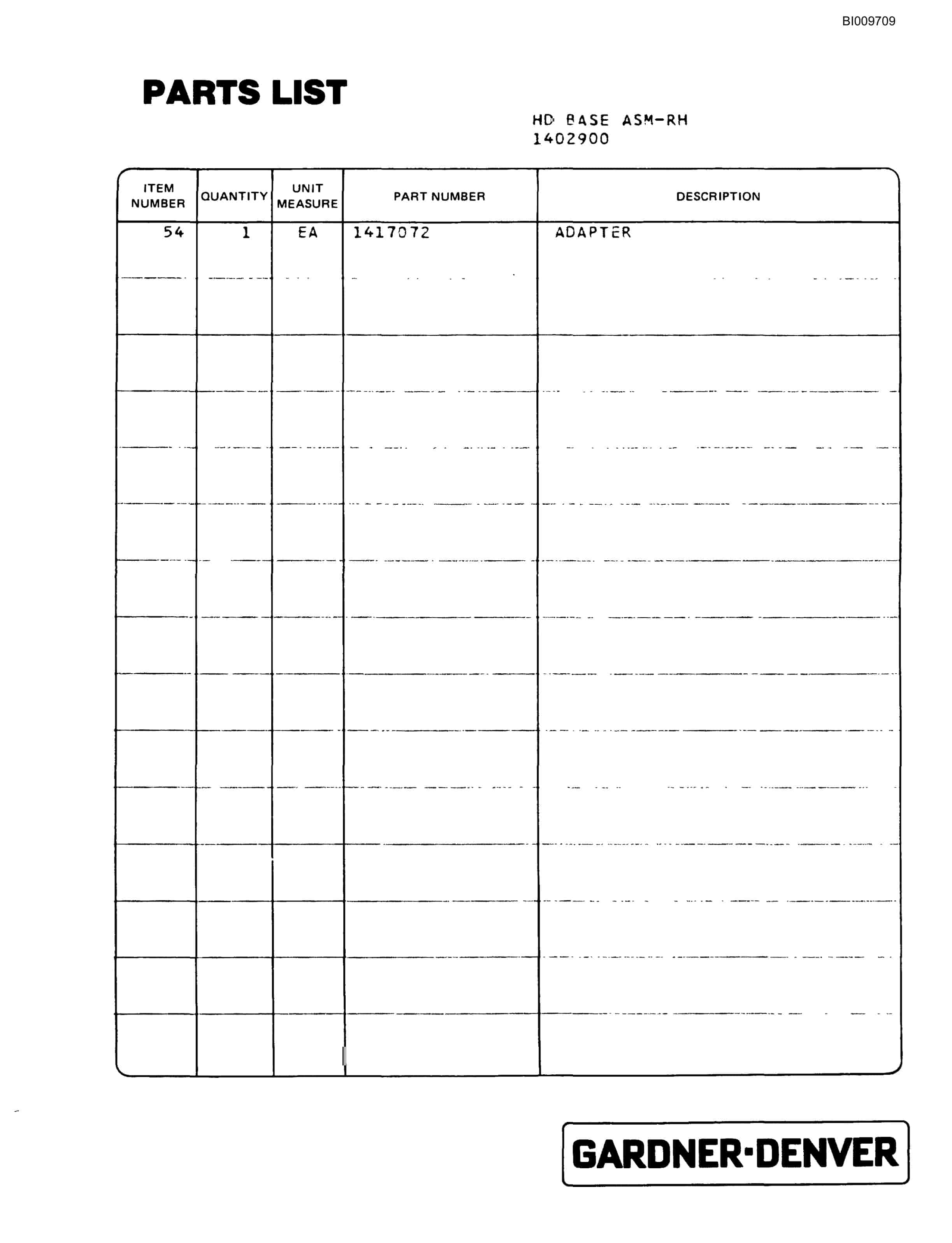 Bucyrus MK45 Articulated Hydraulic Jumbo Parts Catalog BI009709-2