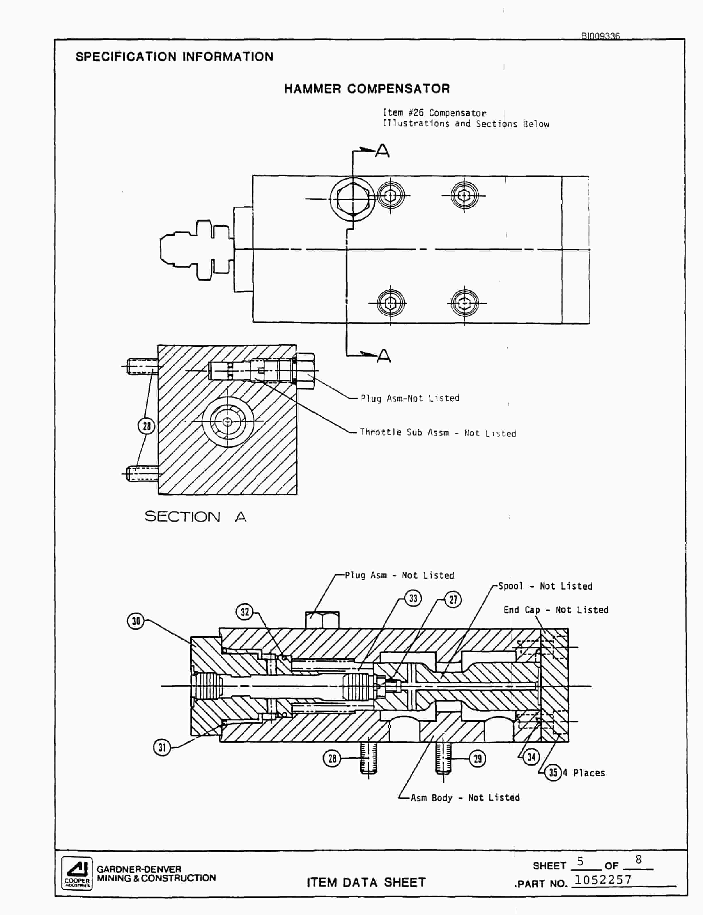 Bucyrus MK45HD Articulated Hydraulic Jumbo Parts Catalog BI009336-4