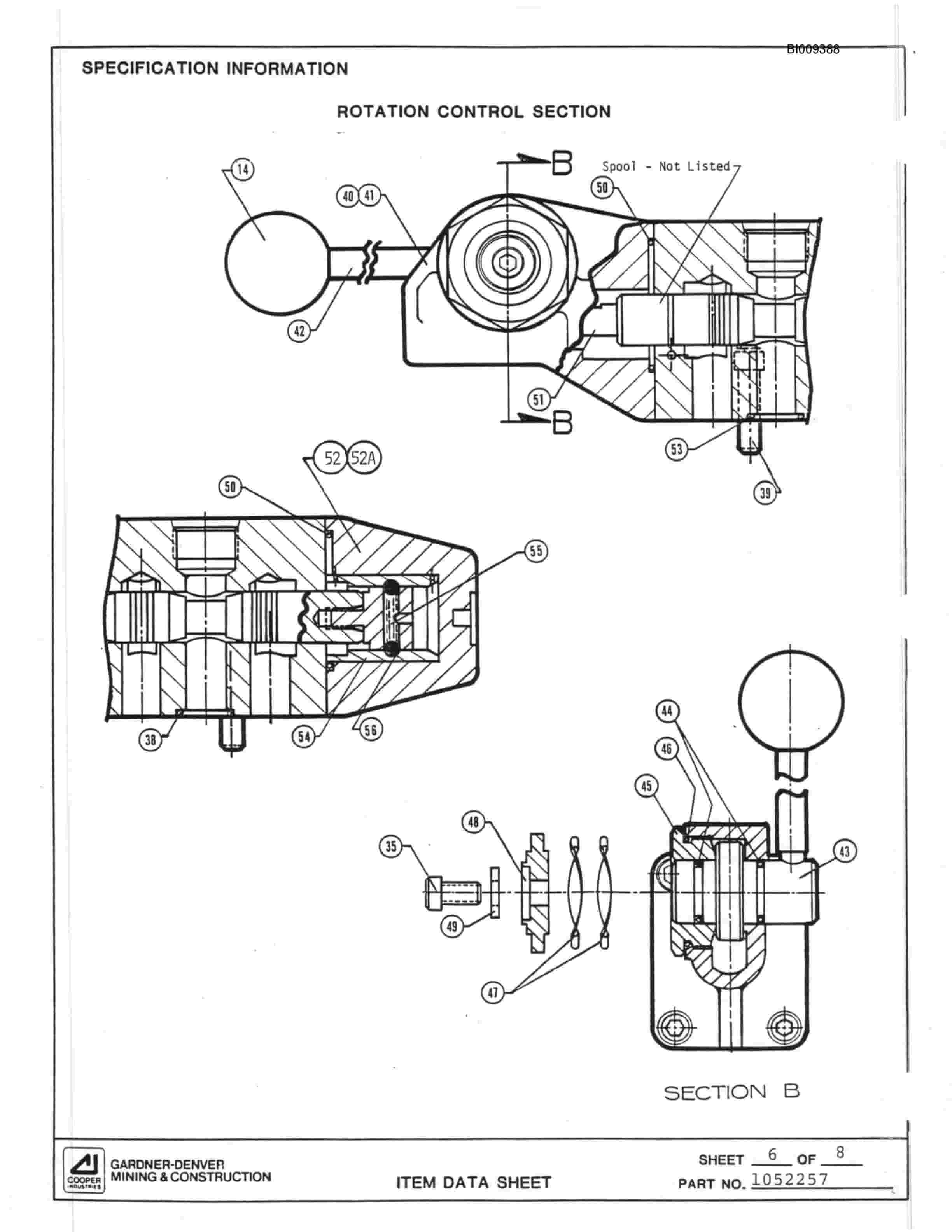 Bucyrus MK45HD Articulated Hydraulic Jumbo Parts Catalog BI009388-4