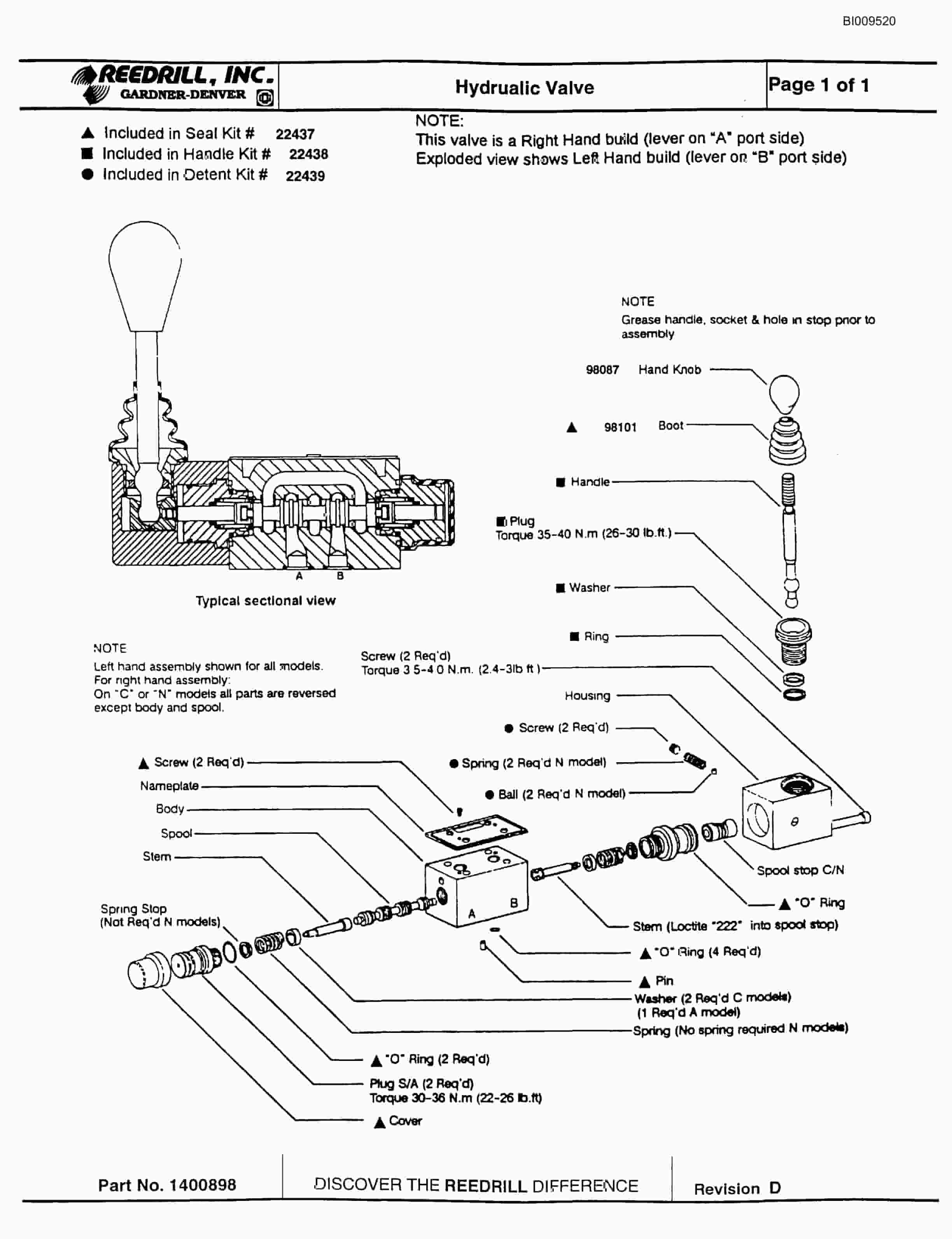 Bucyrus MK45HD Jumbo Parts Catalog BI009520-4