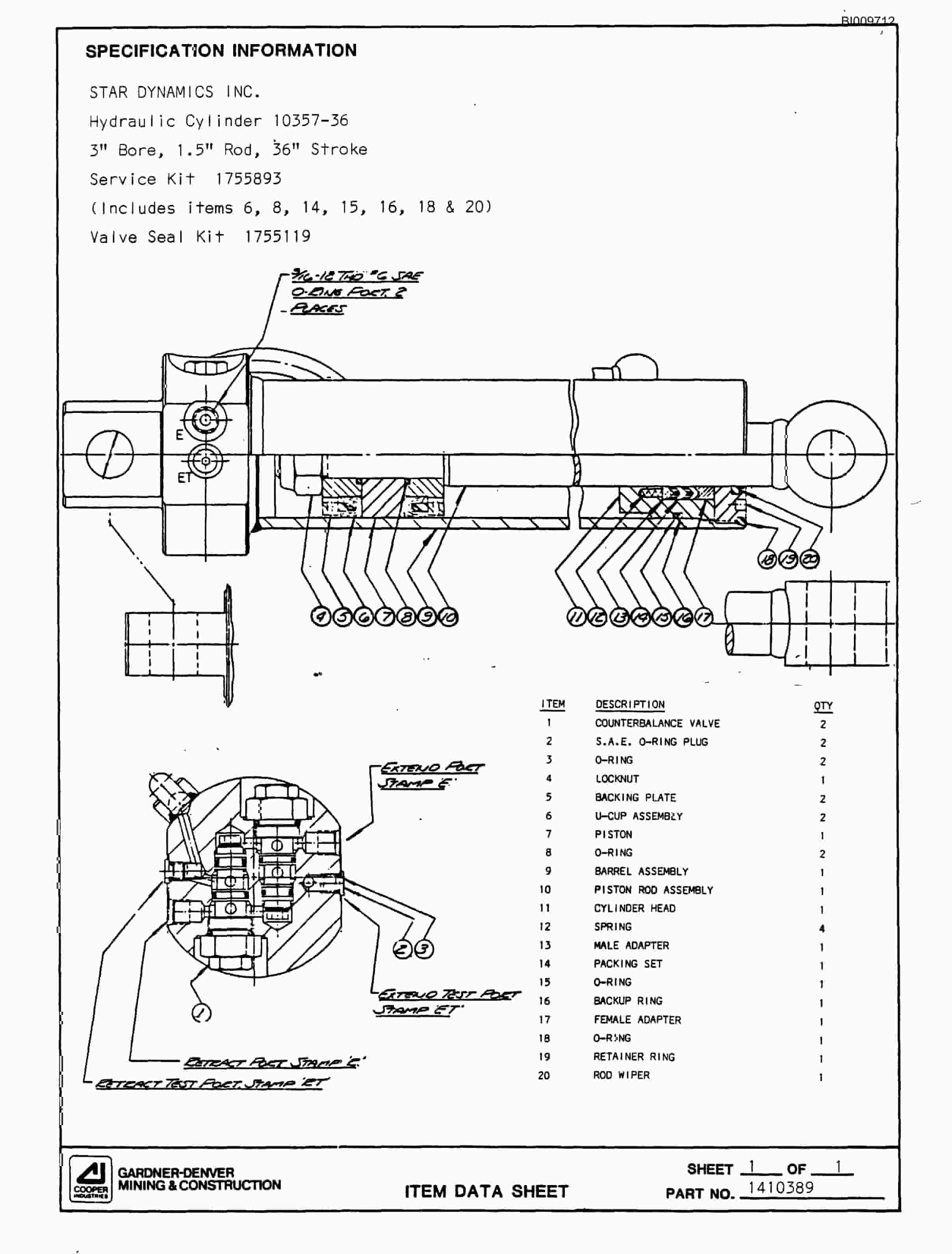 Bucyrus MK45HD Jumbo Parts Catalog BI009712-4