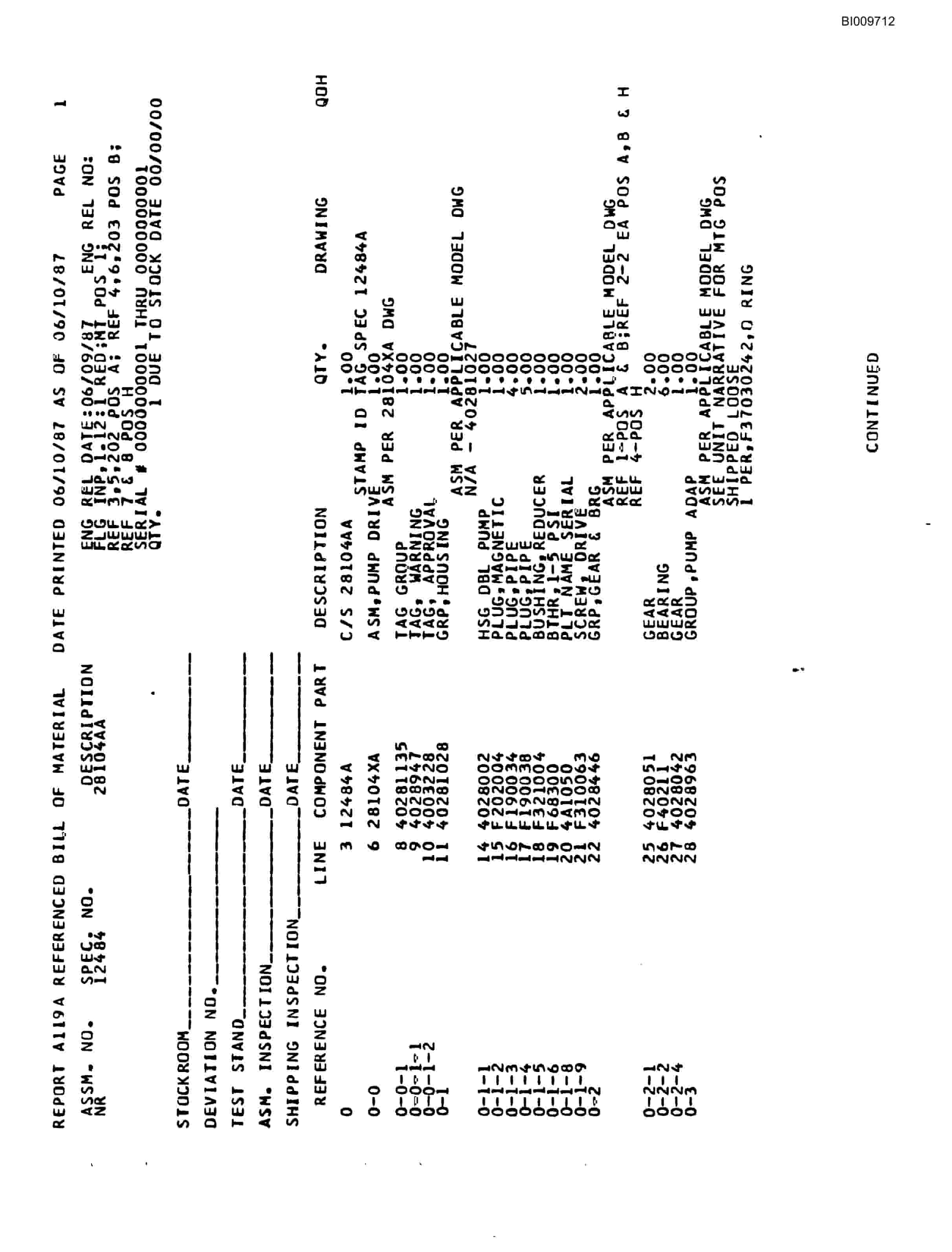 Bucyrus MK45HD Jumbo Parts Catalog BI009712-5