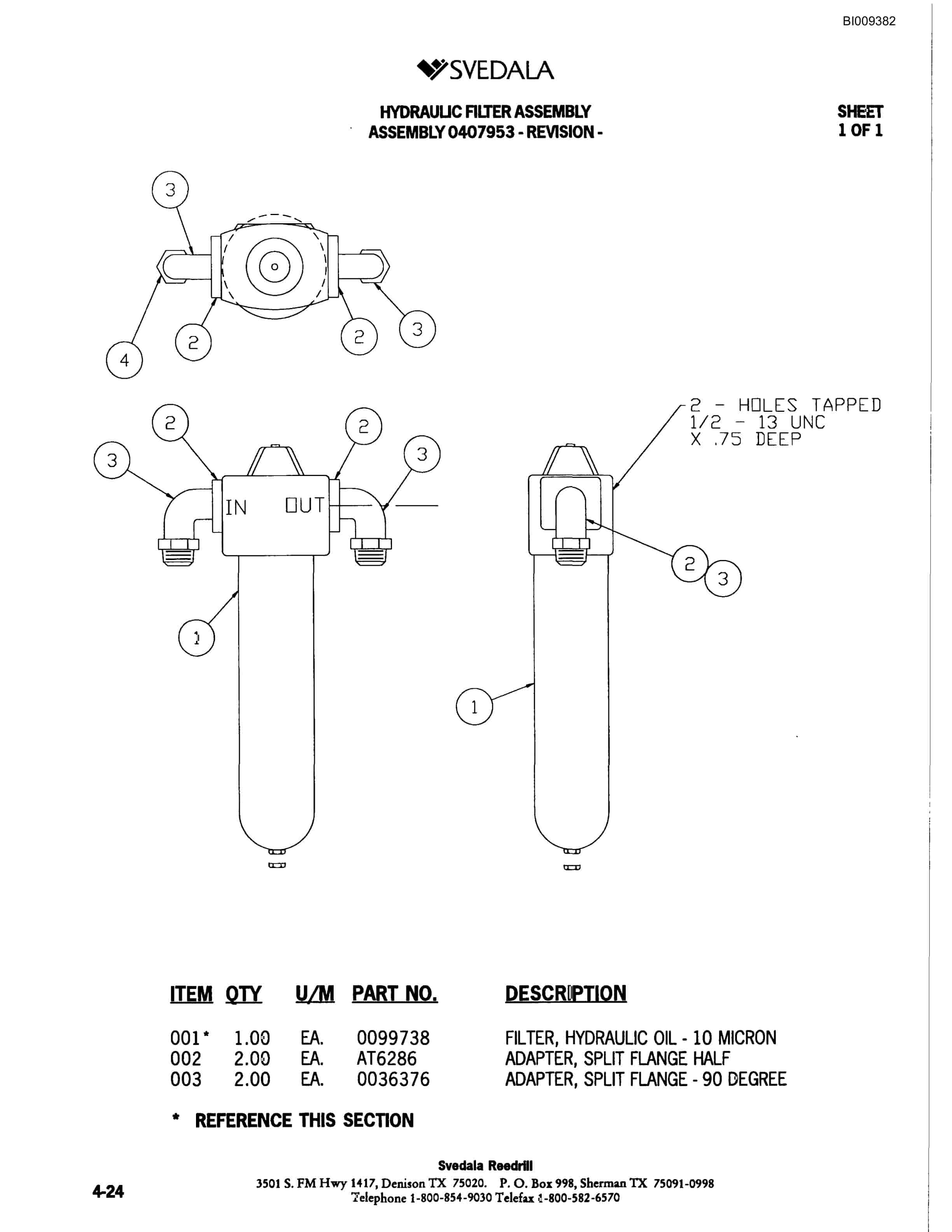 Bucyrus MK45HD Single Boom Hydraulic Jumbo Parts Catalog BI009382-2