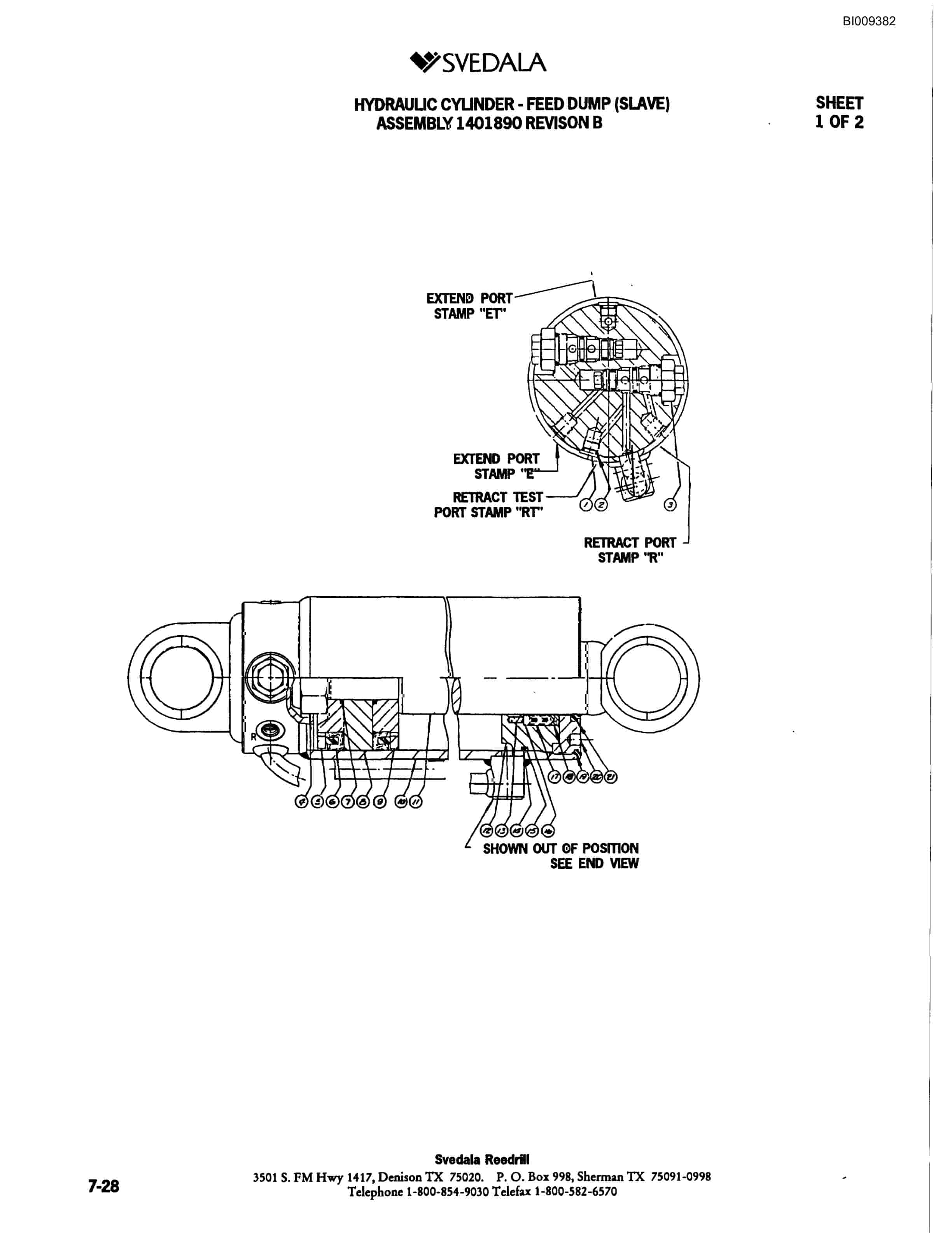 Bucyrus MK45HD Single Boom Hydraulic Jumbo Parts Catalog BI009382-5