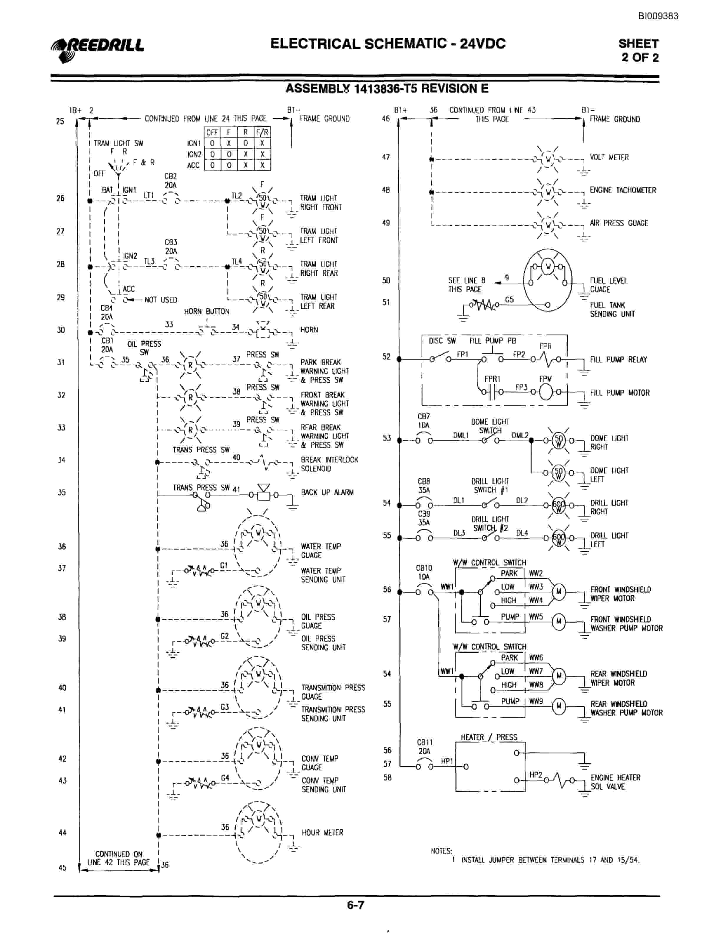 Bucyrus MK45HD Single Boom Hydraulic Jumbo Parts Catalog BI009383-3