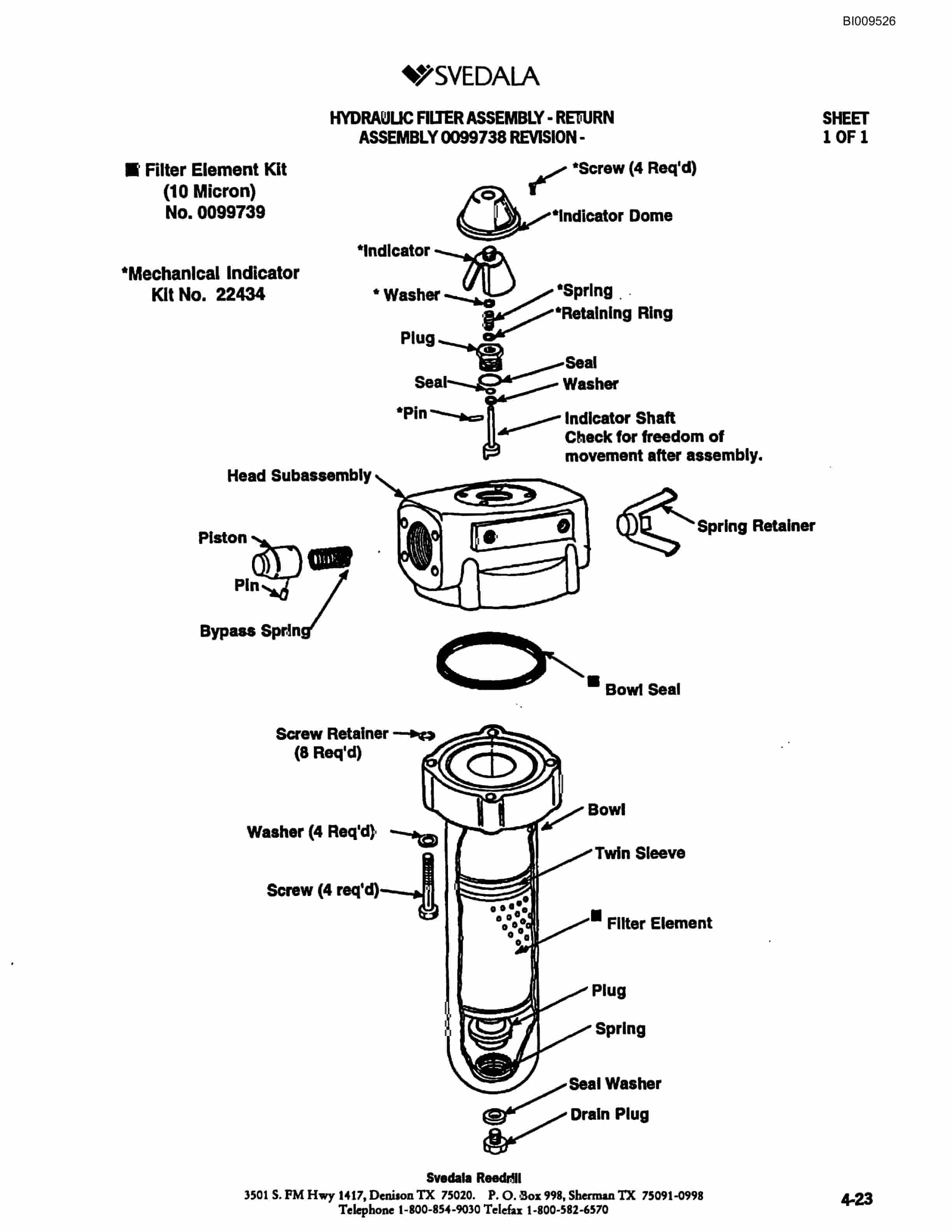 Bucyrus MK45HD Single Boom Hydraulic Jumbo Parts Catalog BI009526-2