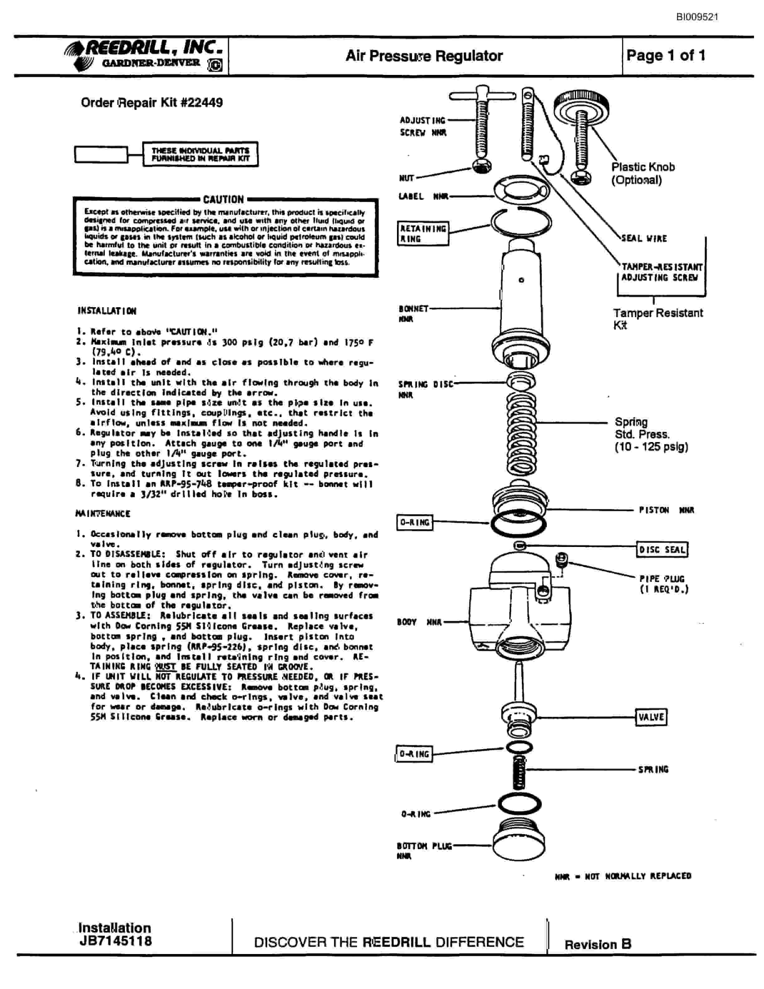 Bucyrus MK45HD Single Boom Jumbo Parts Catalog BI009521-3