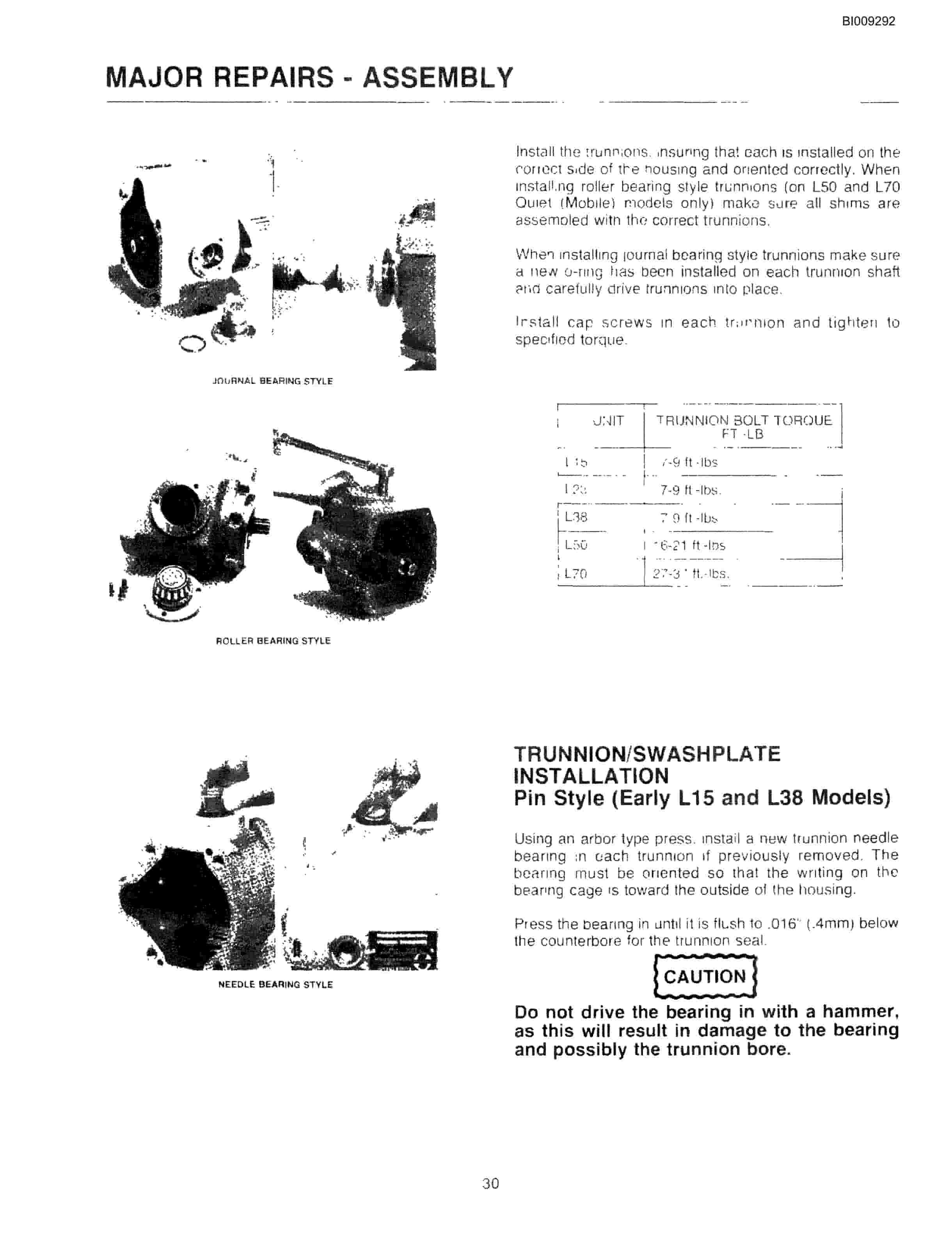 Bucyrus MK65 Articulated Hydraulic Jumbo Parts Catalog BI009292-4