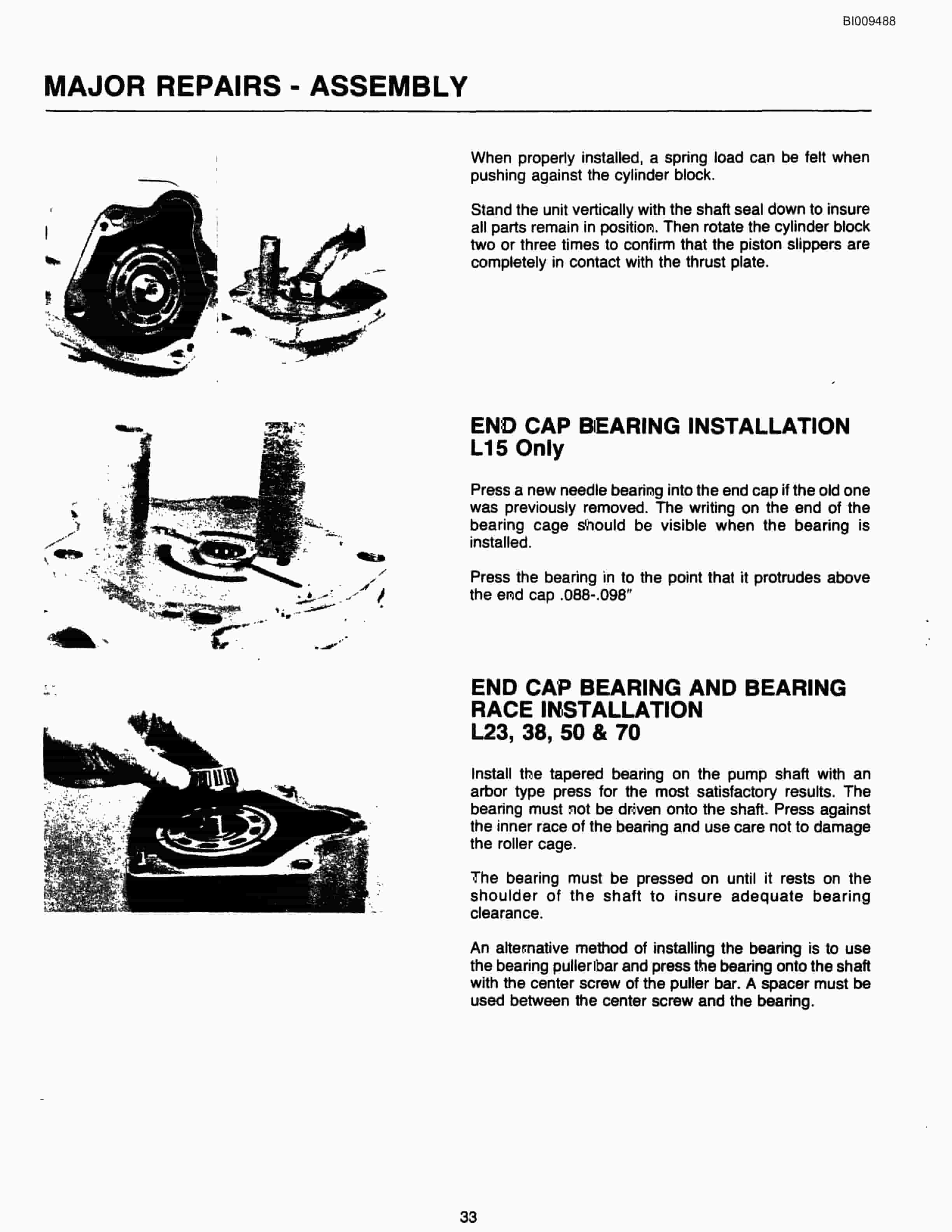 Bucyrus MK65 Articulated Hydraulic Jumbo Parts Catalog BI009488-5