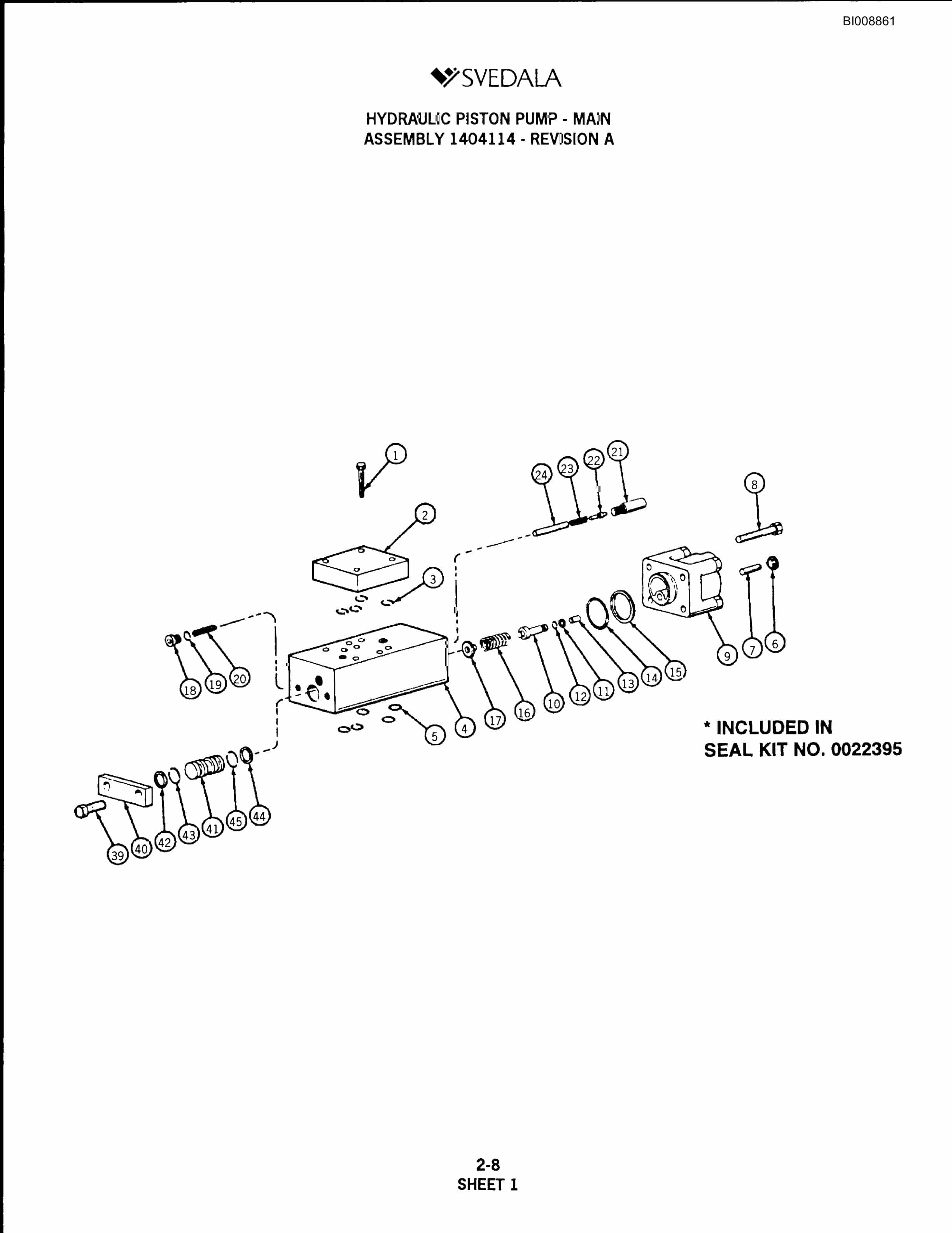Bucyrus MK65 Two Boom Hydraulic Jumbo Parts Catalog BI008861-3