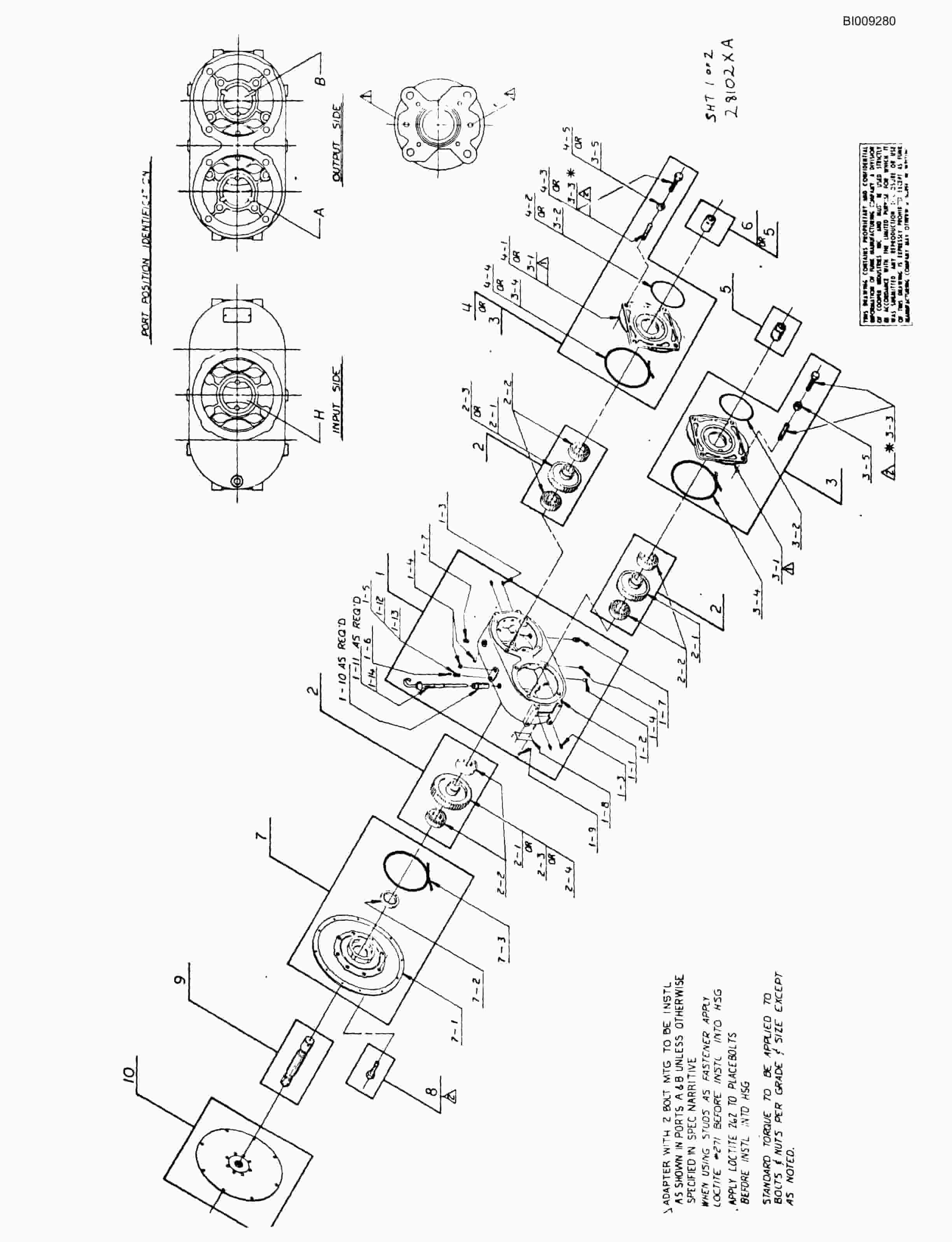 Bucyrus MK65 Two Boom Hydraulic Jumbo Parts Catalog BI009280-5