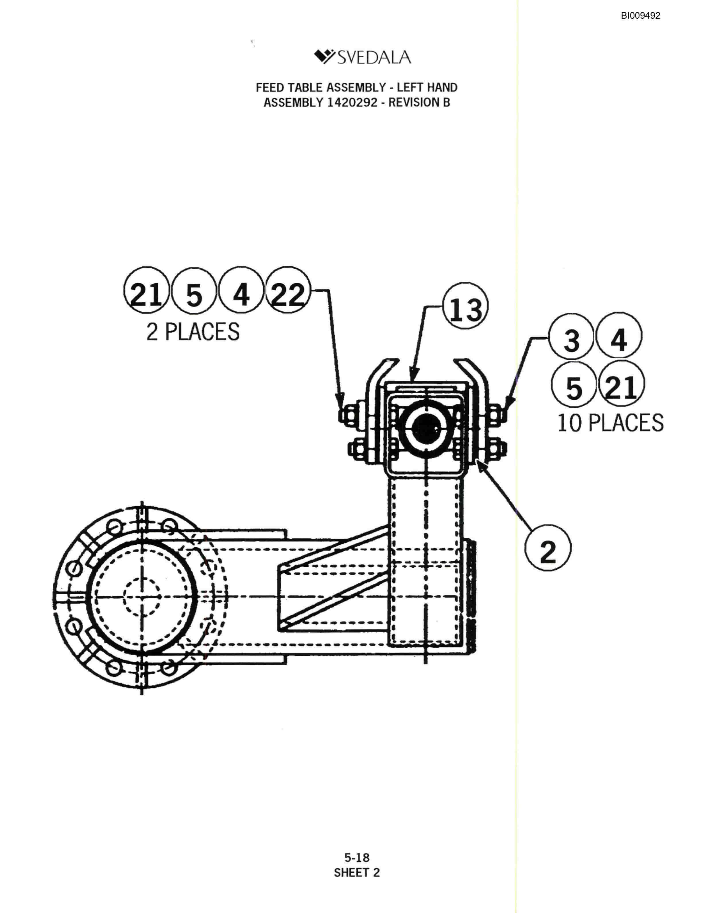 Bucyrus MK65HE Two Boom Hydraulic Jumbo Parts Catalog BI009492-5