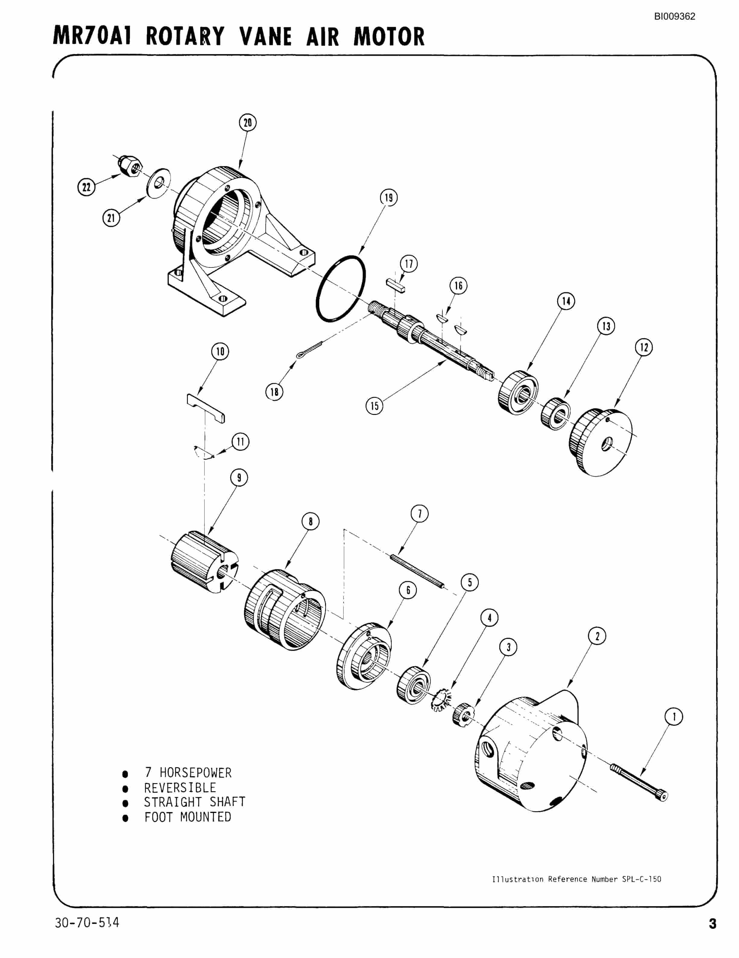 Bucyrus MK65P Articulated Pneumatic Jumbo Parts Catalog BI009362-4