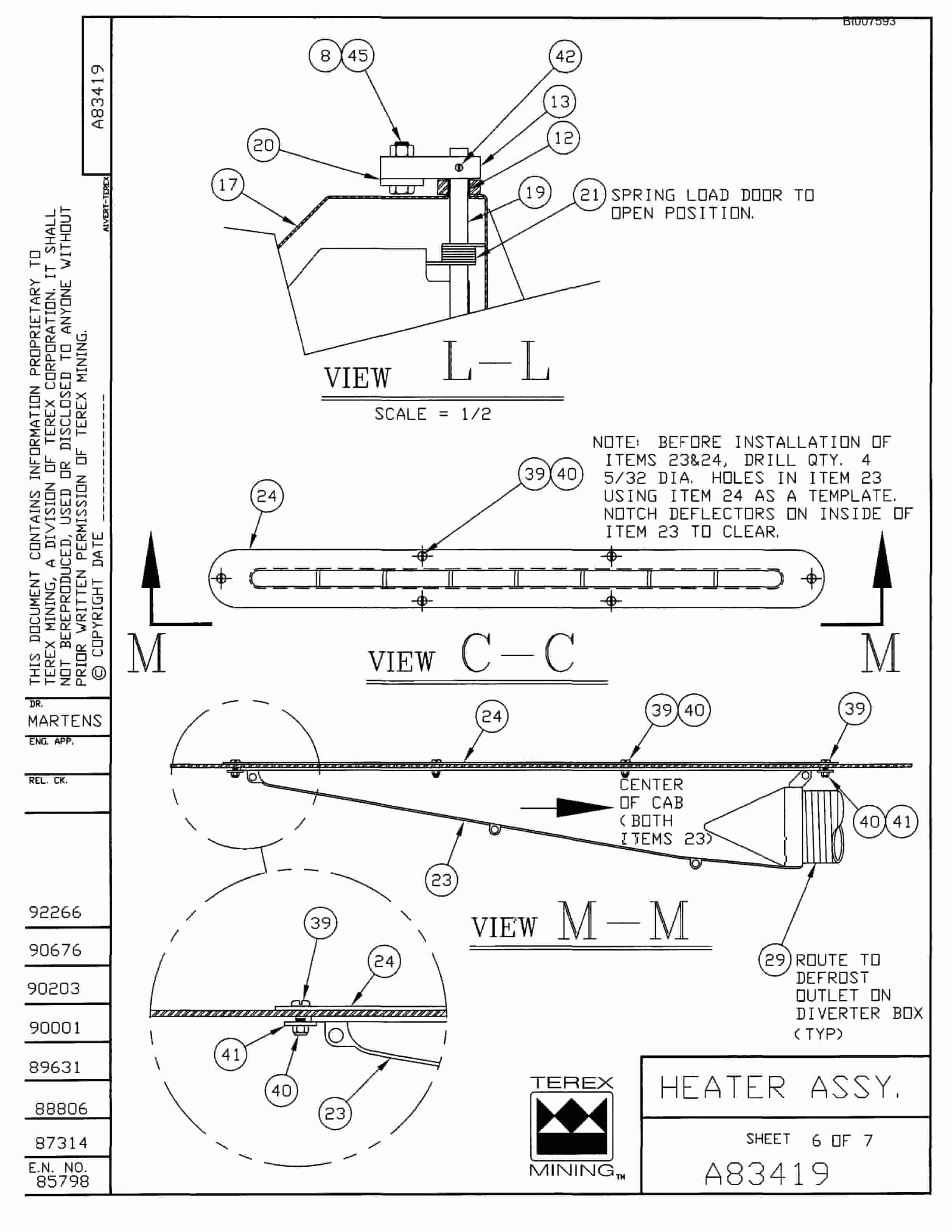 Bucyrus MM-3300AC Parts Catalog BI007593-2