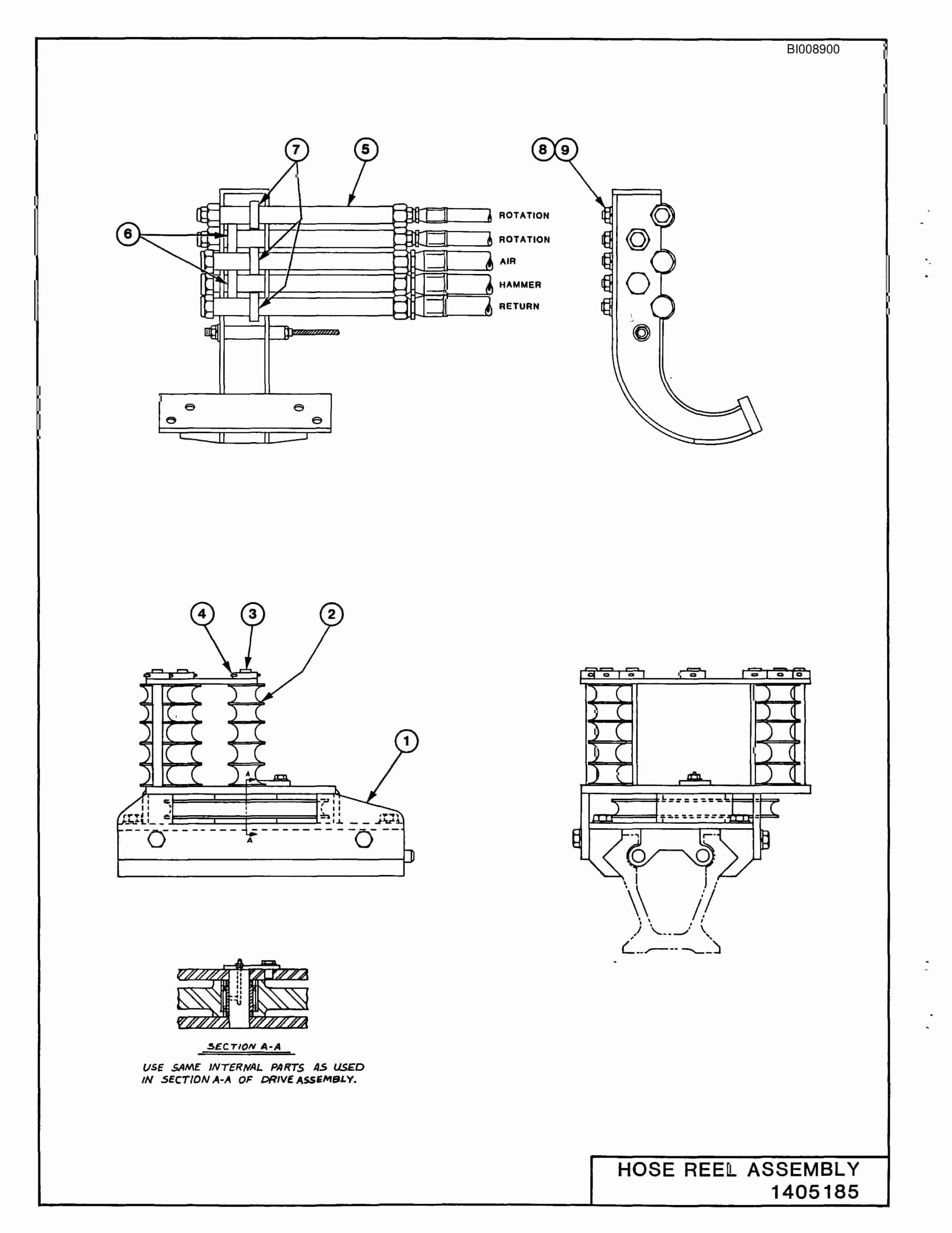 Bucyrus Mod 1 Hydraulic Power Pack Parts Catalog BI008900-4