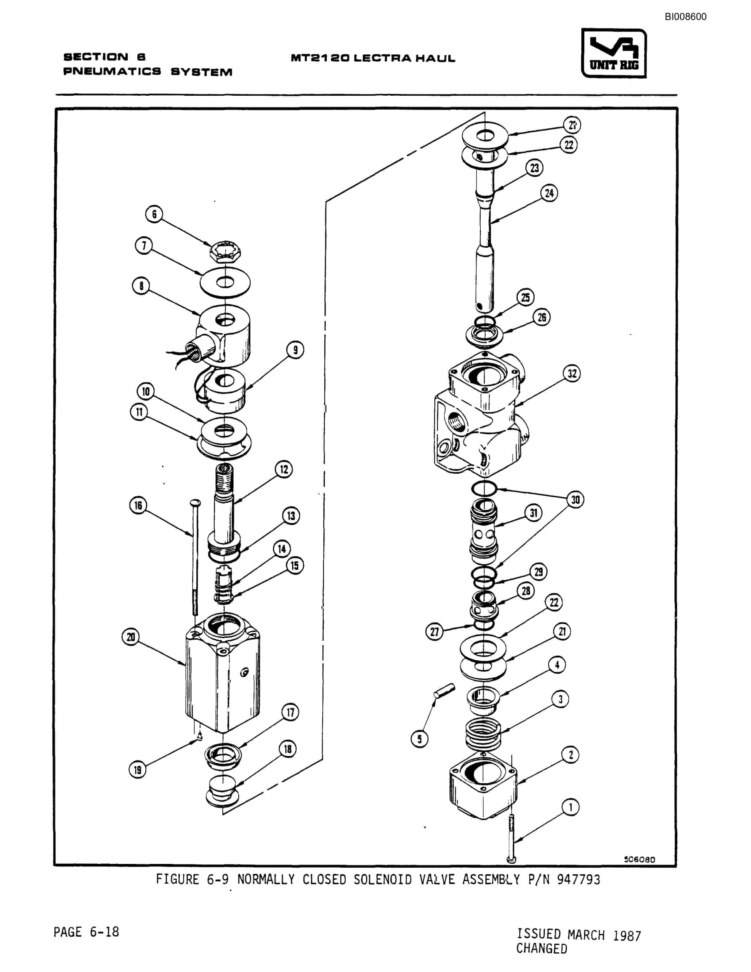 Bucyrus MT-2120 Illustrated Parts Catalog BI008600-3