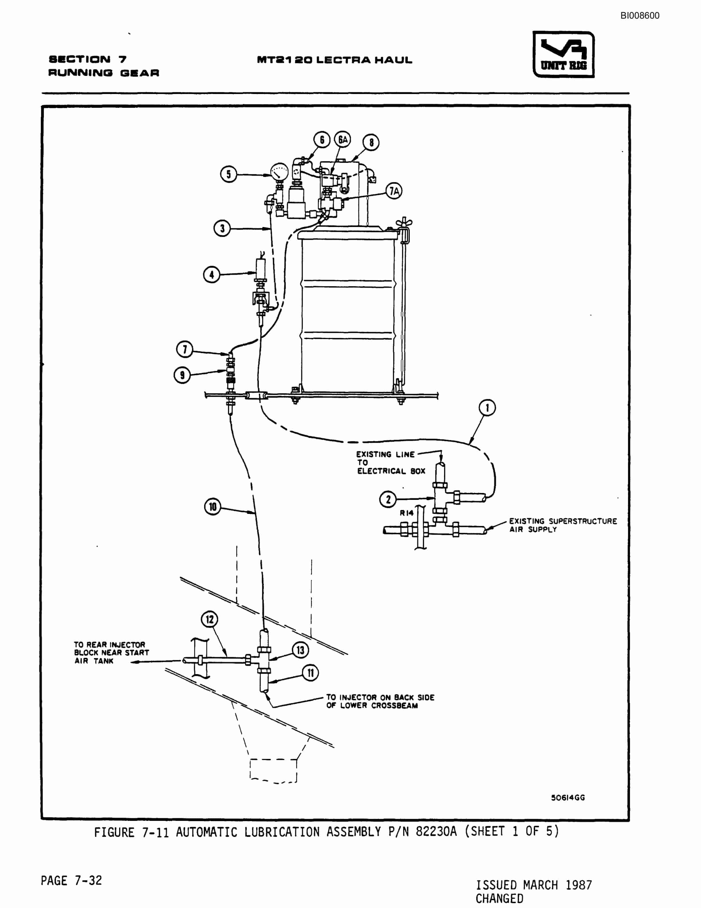 Bucyrus MT-2120 Illustrated Parts Catalog BI008600-4