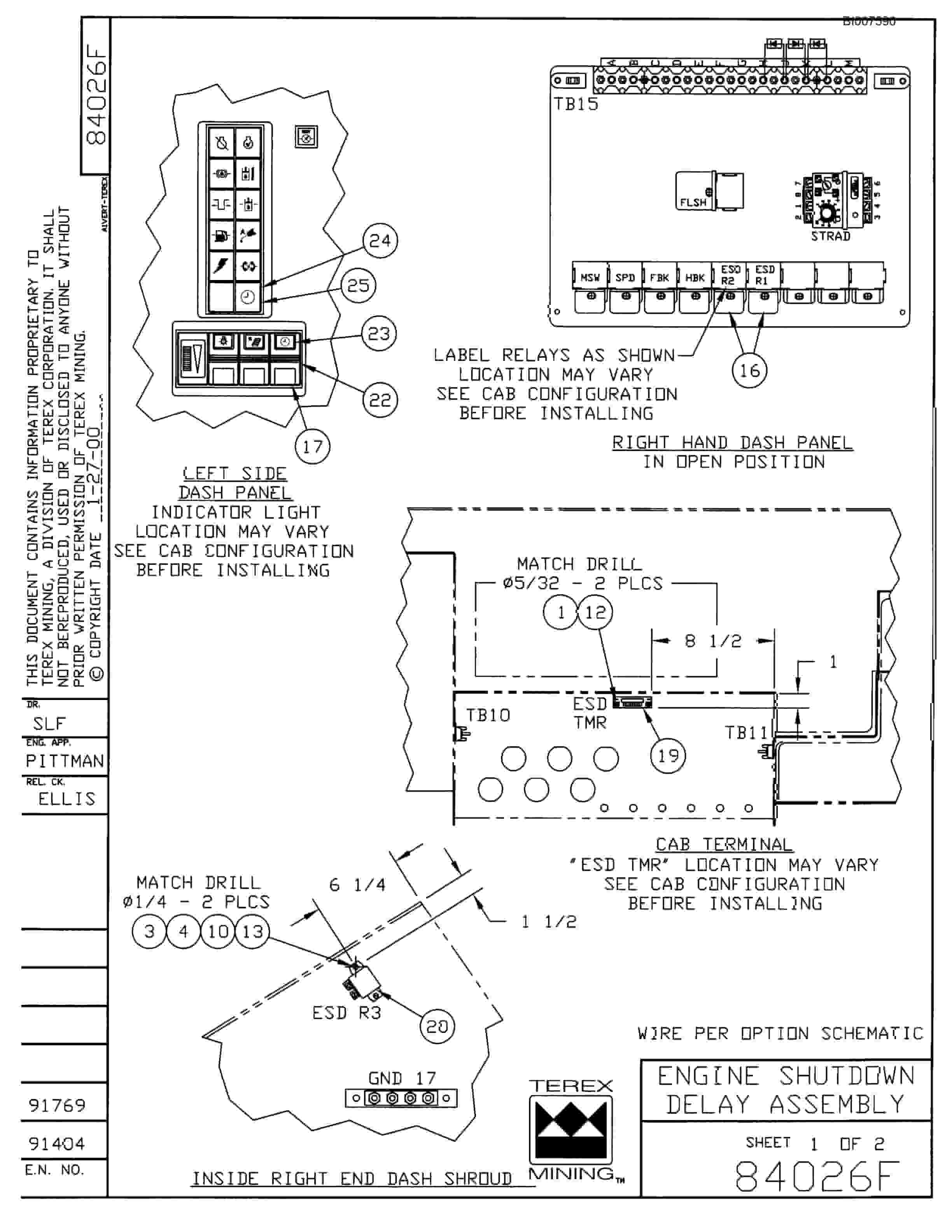Bucyrus MT-3300AC Parts Catalog BI007590-2