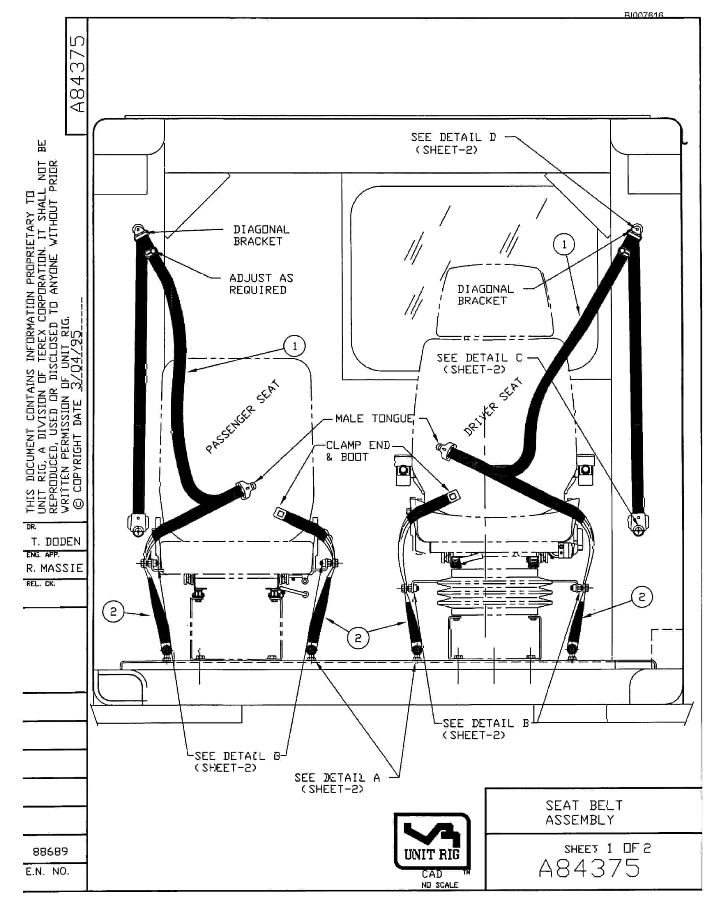 Bucyrus MT-3300AC Parts Catalog BI007616-2