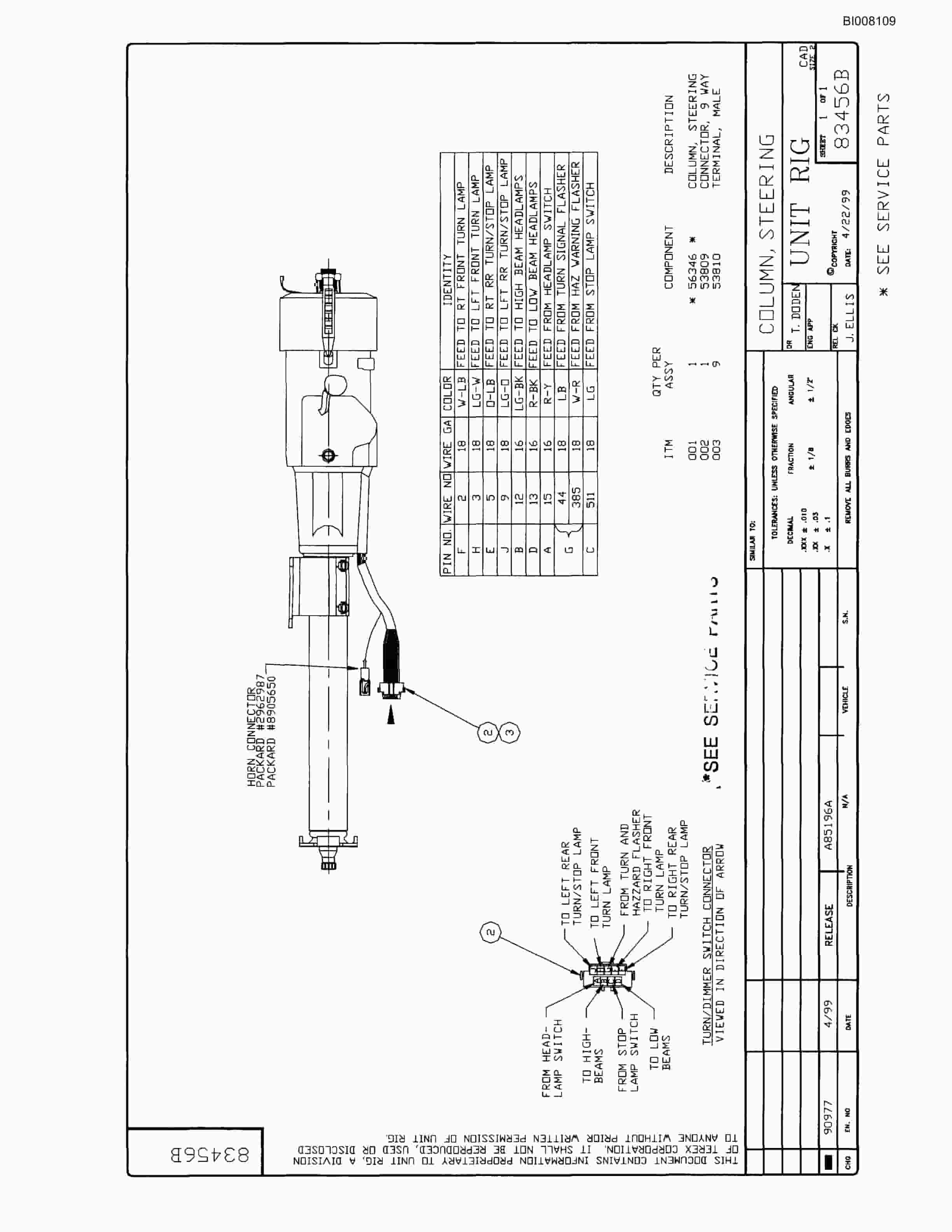Bucyrus MT-3300AC Parts Catalog BI008109-5