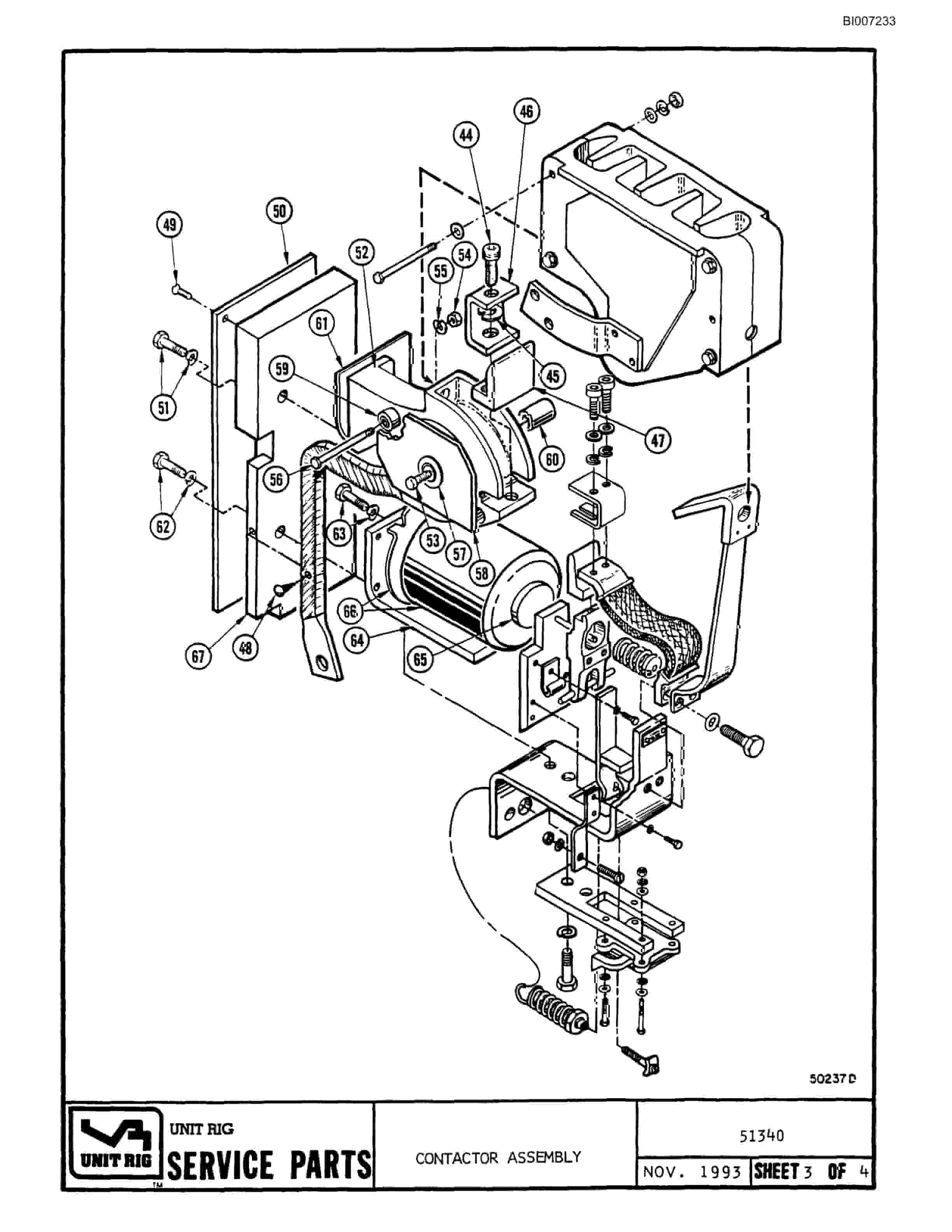 Bucyrus MT-3600 Parts Catalog BI007233-4