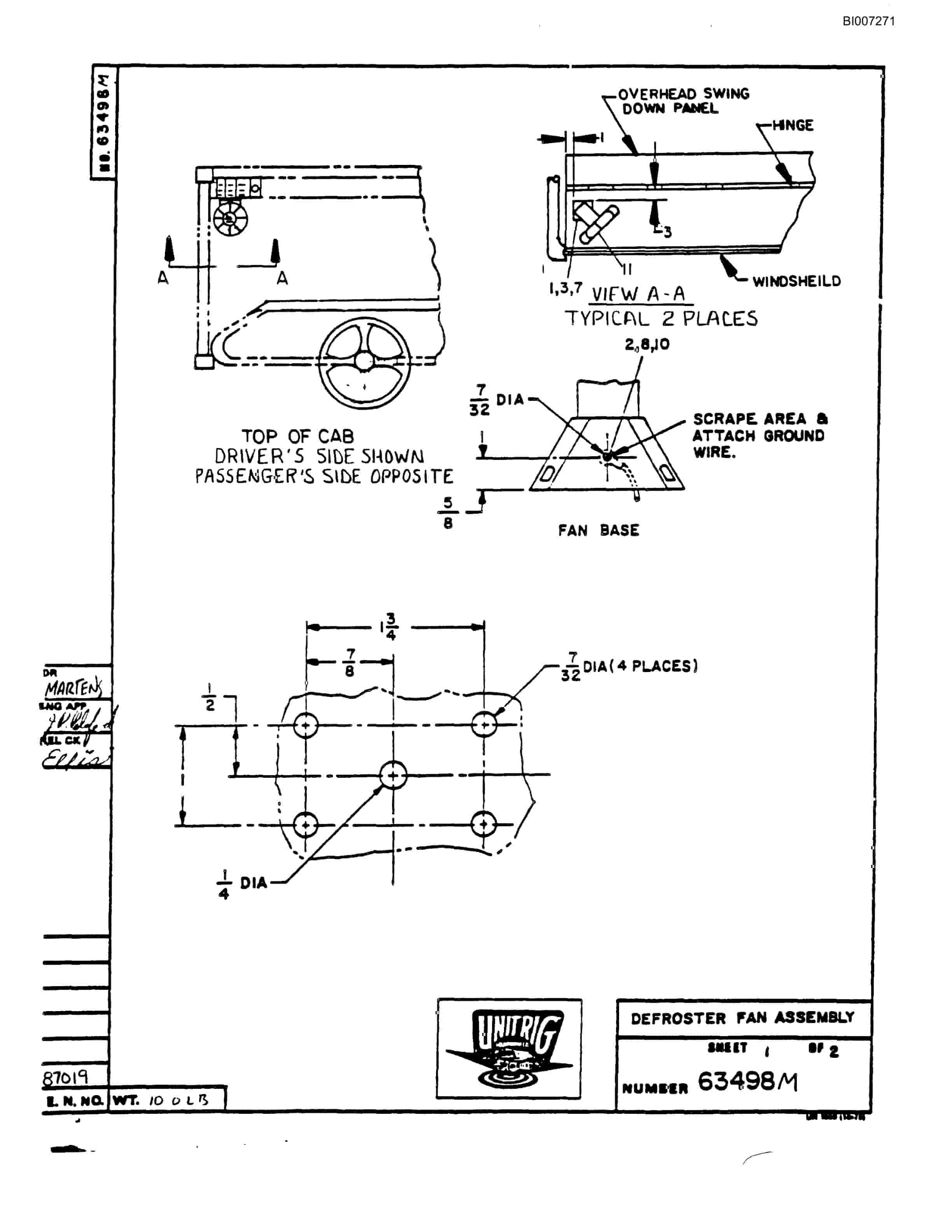 Bucyrus MT-3600 Parts Catalog BI007271-2