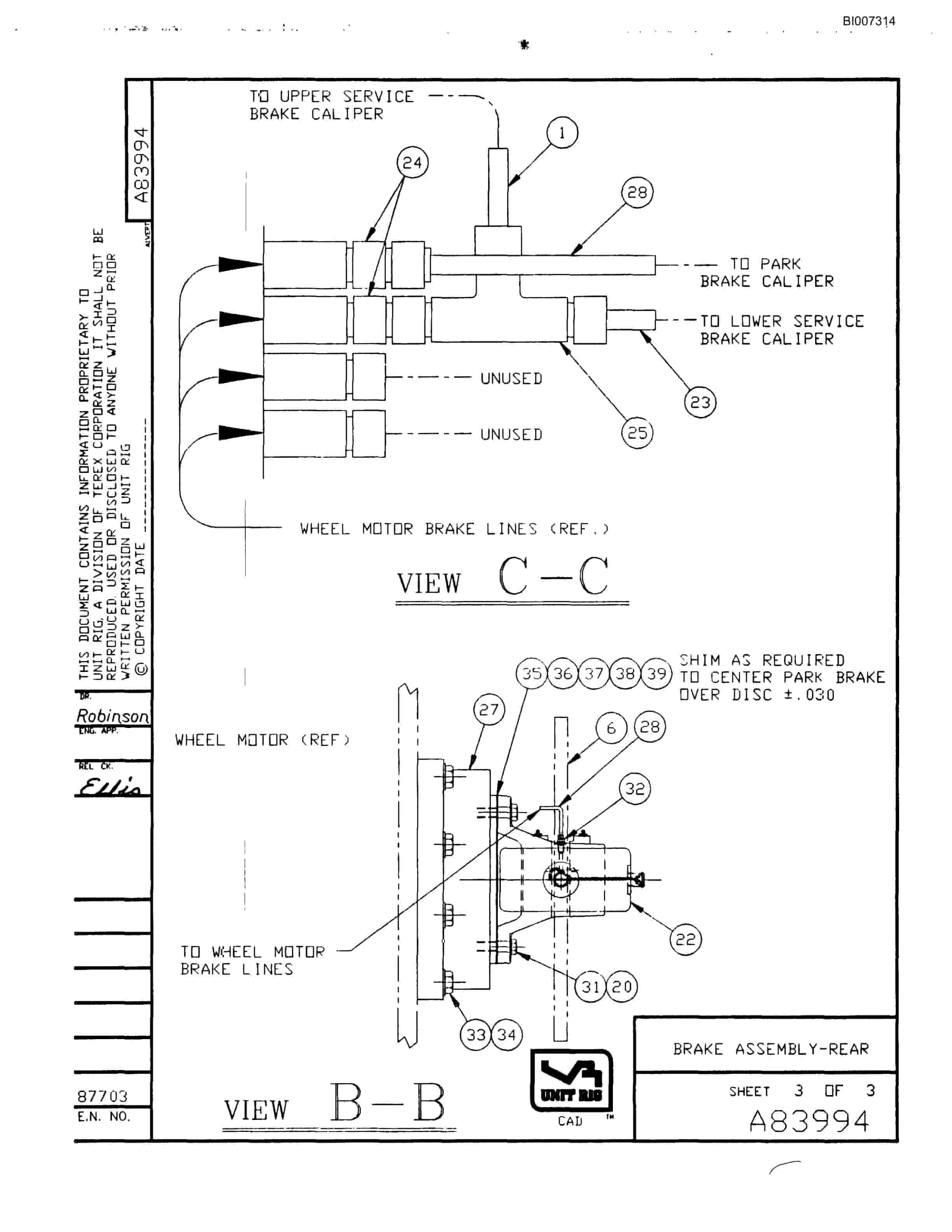 Bucyrus MT-3600 Parts Catalog BI007314-2