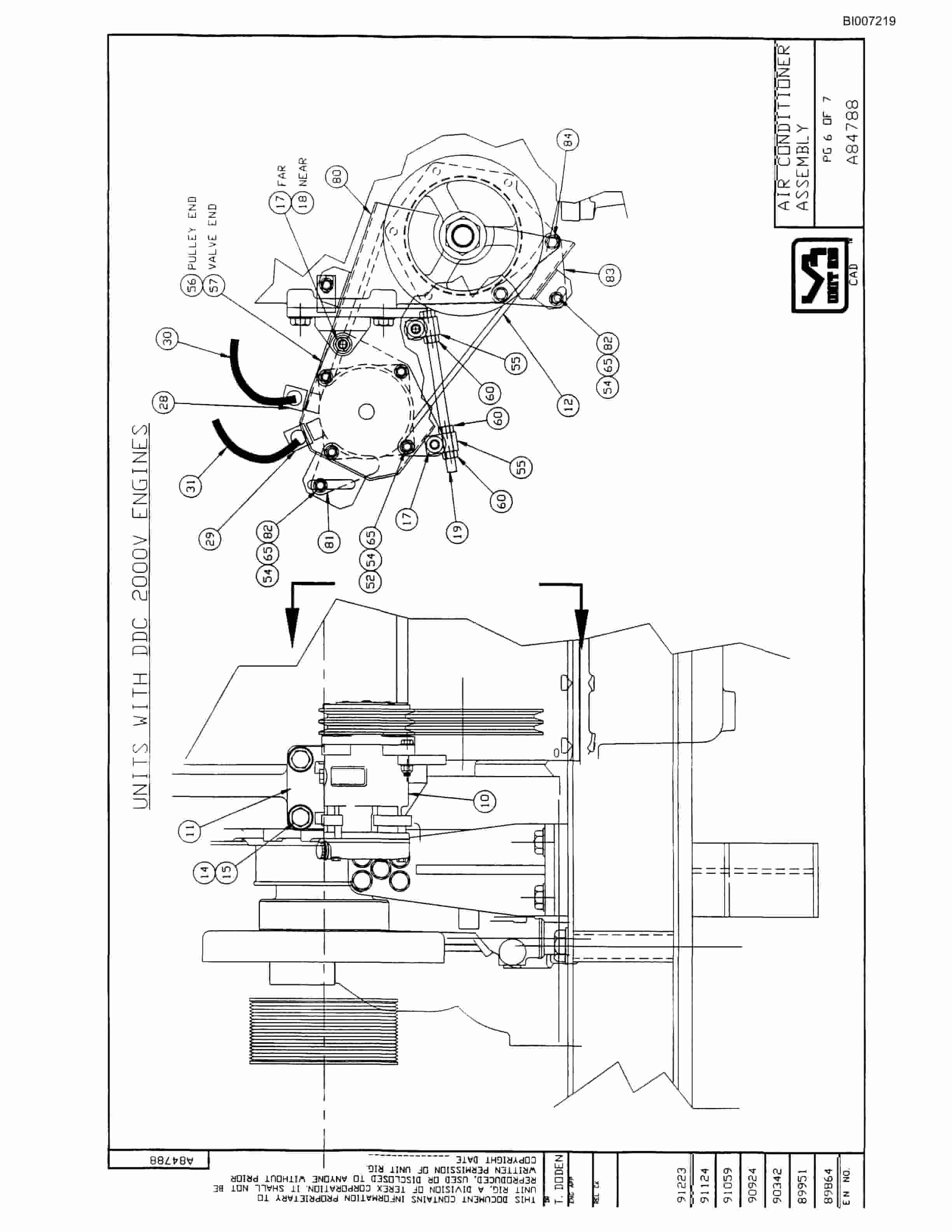 Bucyrus MT-3600B Parts Catalog BI007219-2