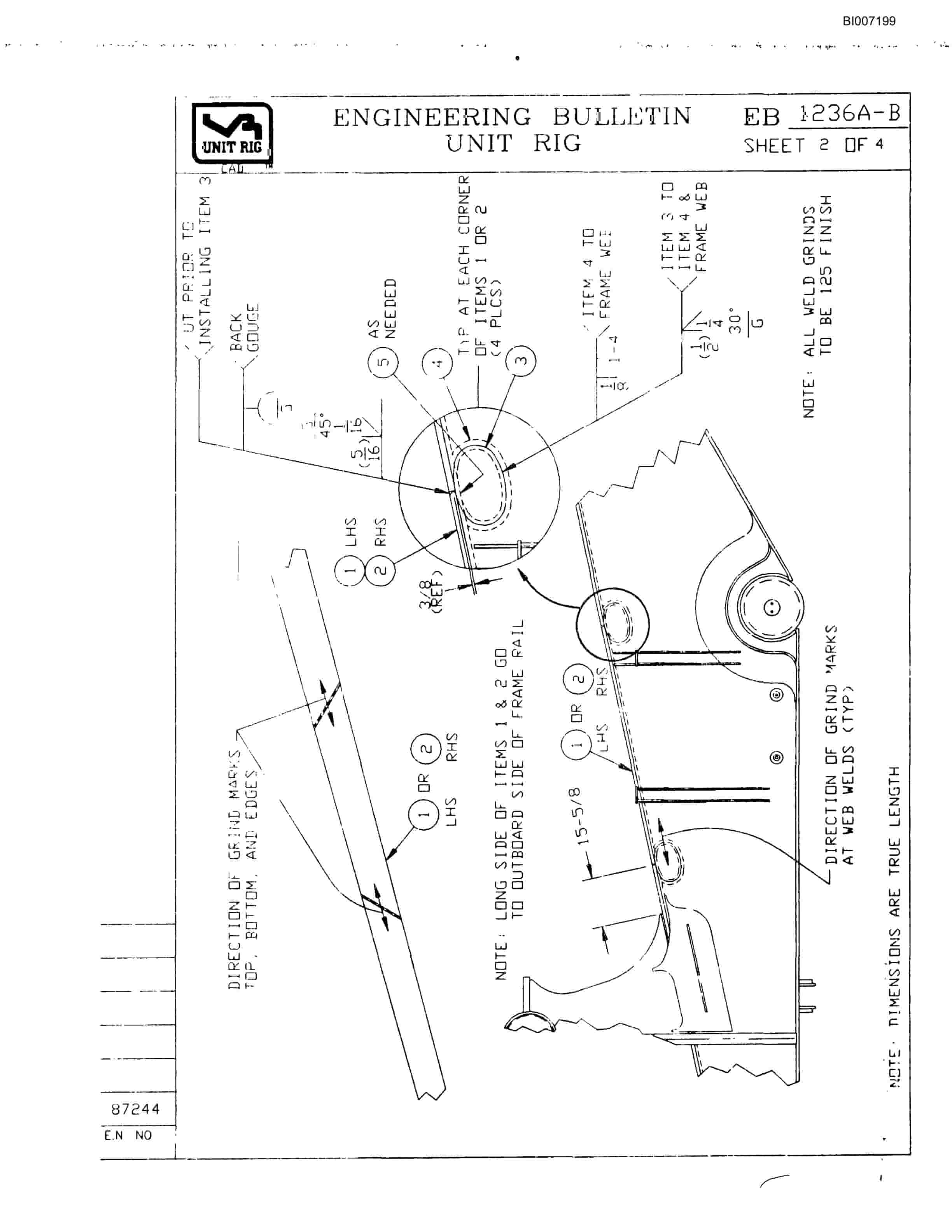 Bucyrus MT-3700 Parts Catalog BI007199-3