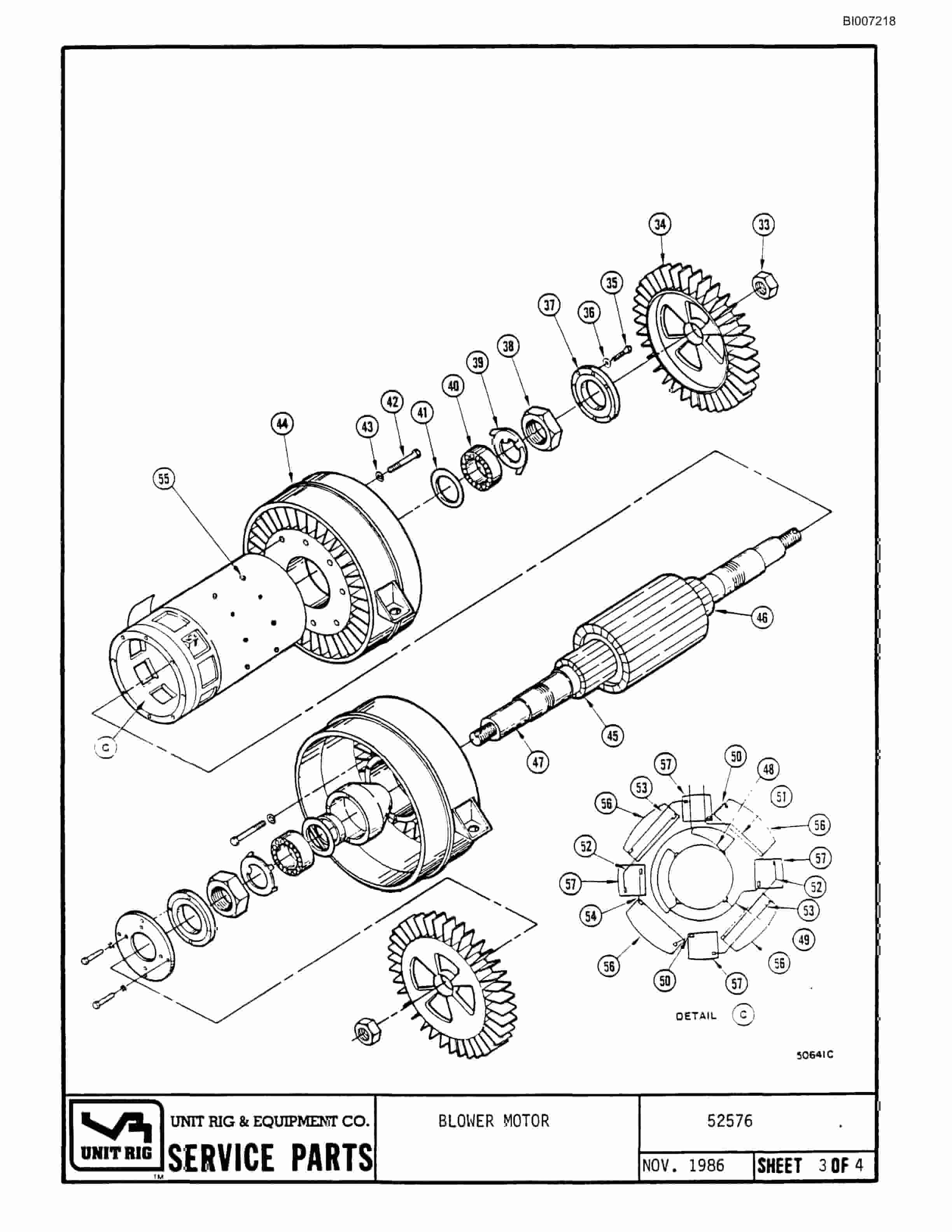 Bucyrus MT-3700 Parts Catalog BI007218-4