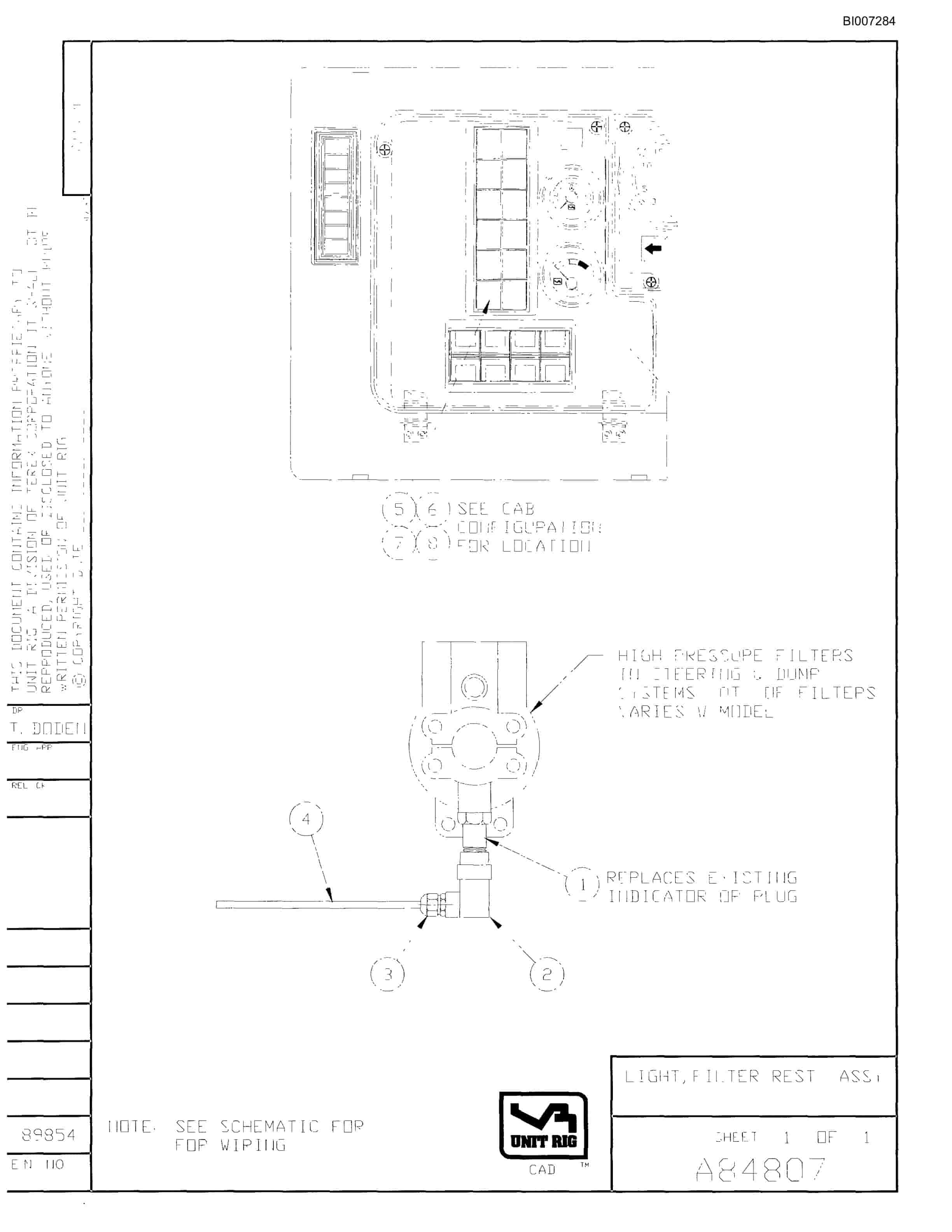 Bucyrus MT-3700AC Parts Catalog BI007284-2