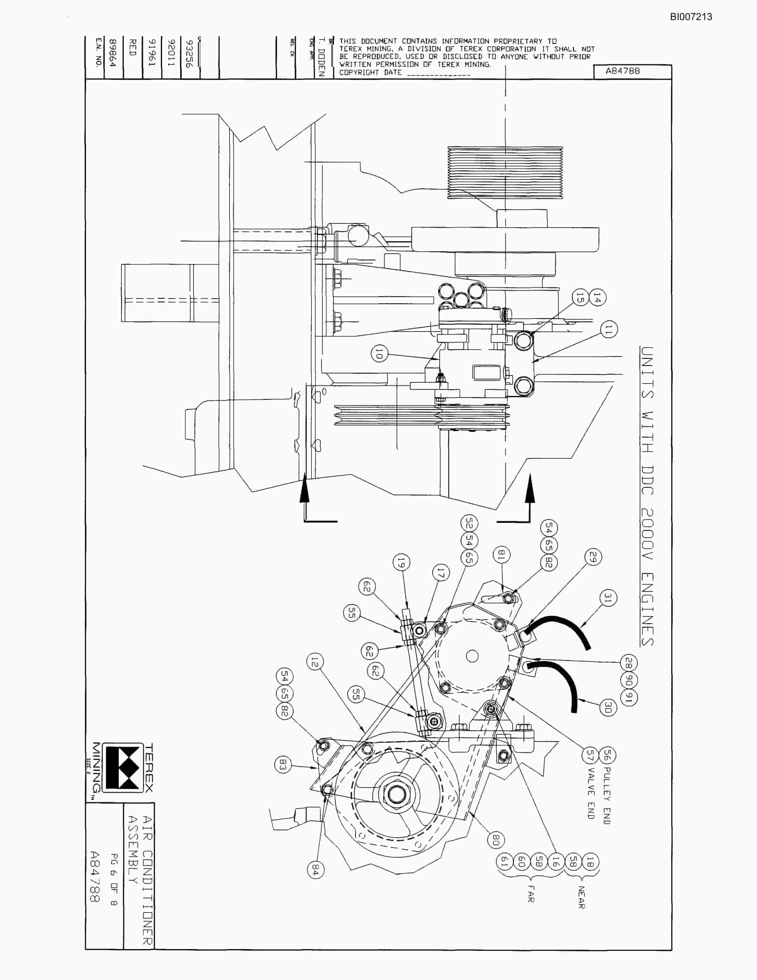 Bucyrus MT-3700B Parts Catalog BI007213-2