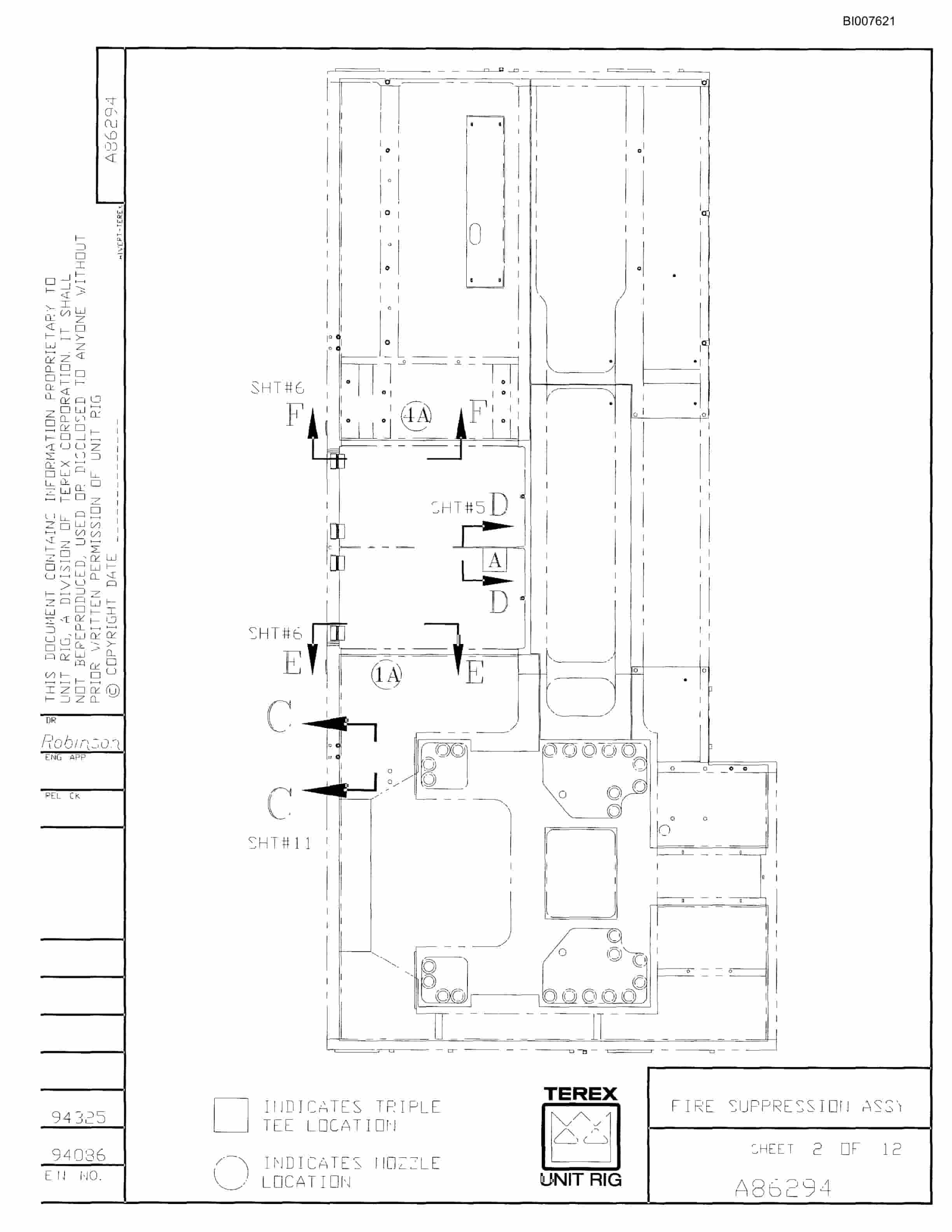 Bucyrus MT-3700B Parts Catalog BI007621-5