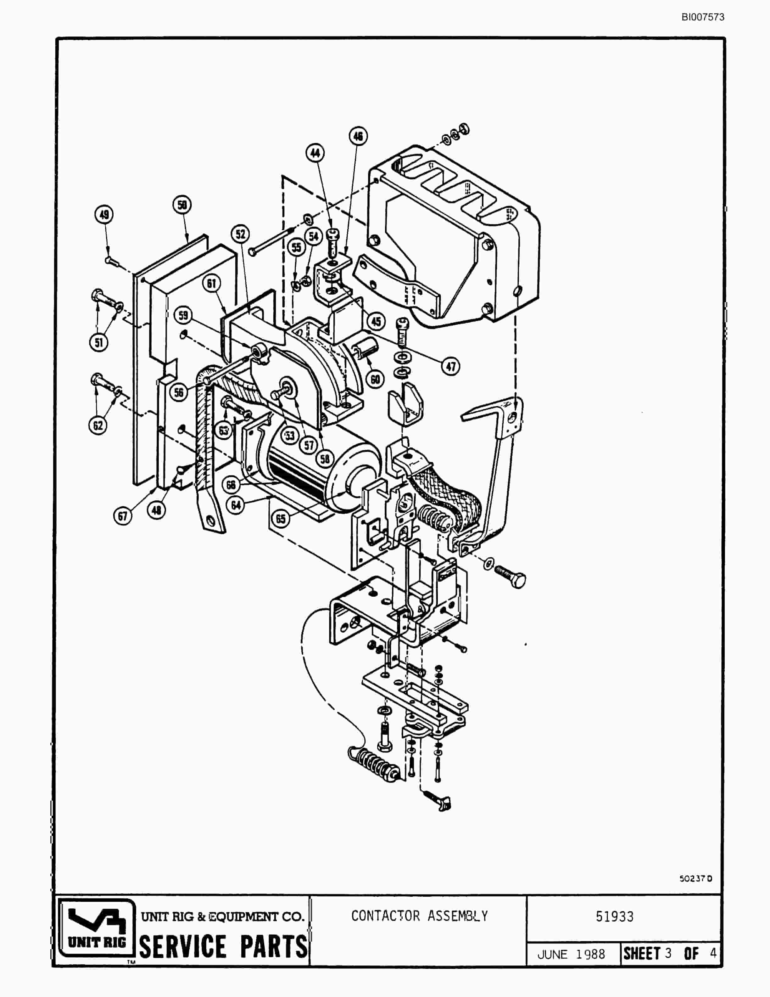 Bucyrus MT-4000 Parts Catalog BI007573-5