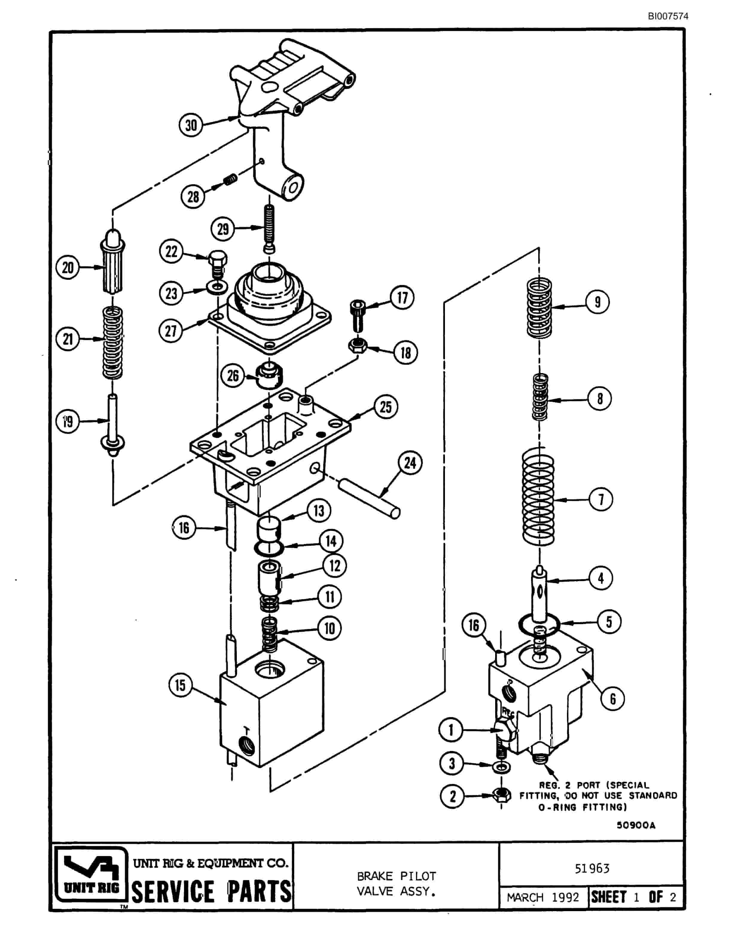 Bucyrus MT-4000 Parts Catalog BI007574-5
