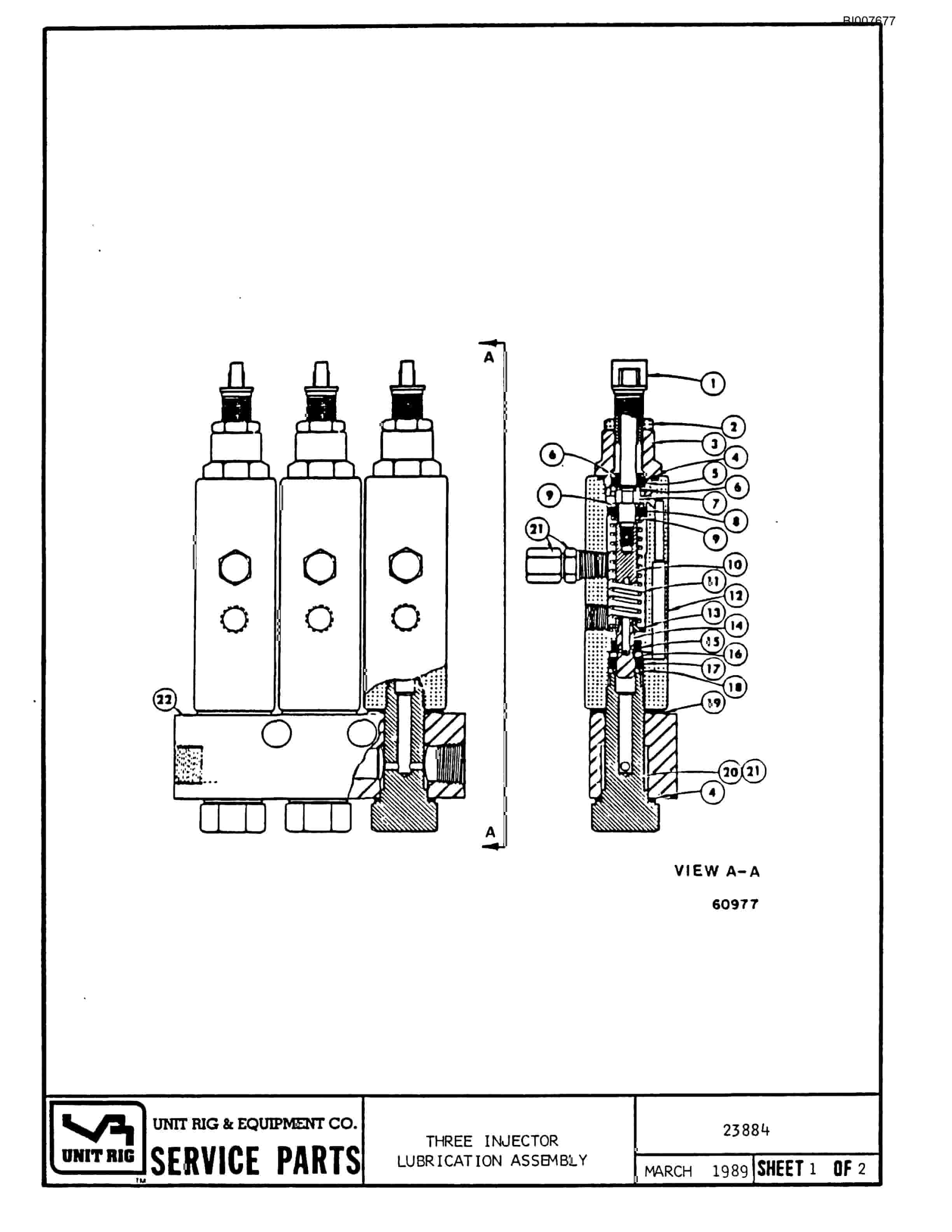 Bucyrus MT-4000 Parts Catalog BI007677-3
