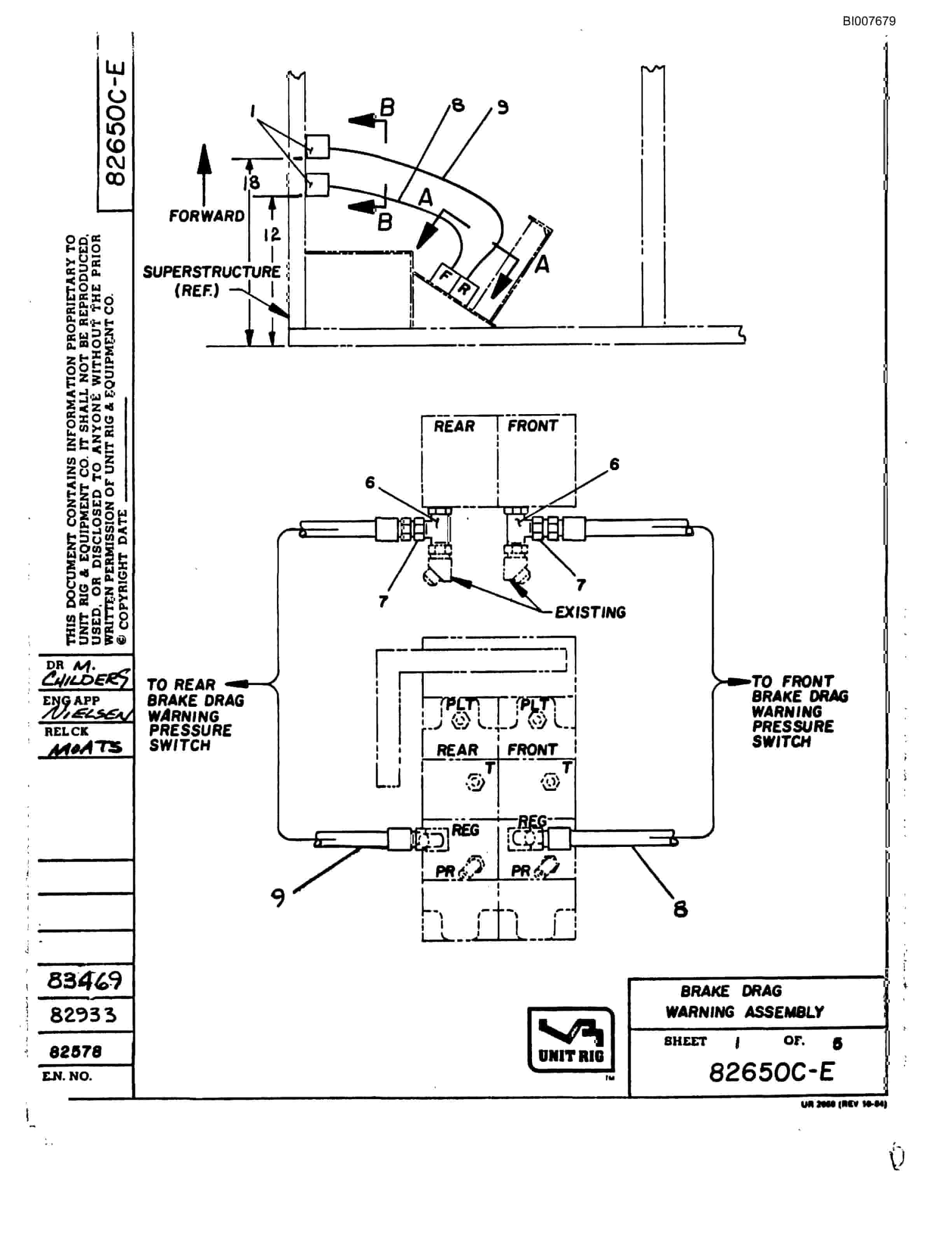 Bucyrus MT-4000 Parts Catalog BI007679-3